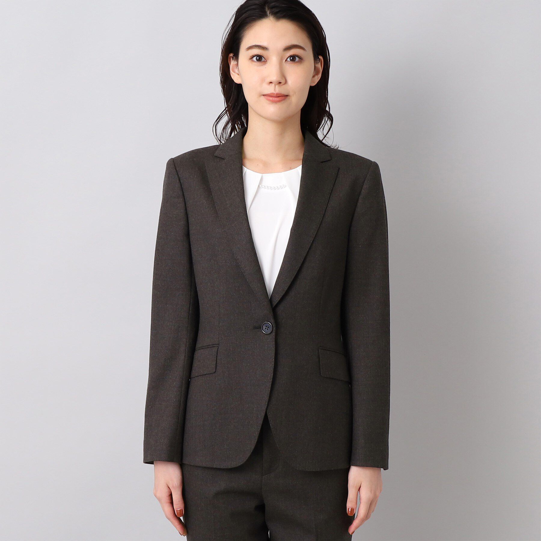 UNTITLED「ファインフラノ ジャケット」|テーラードジャケット|