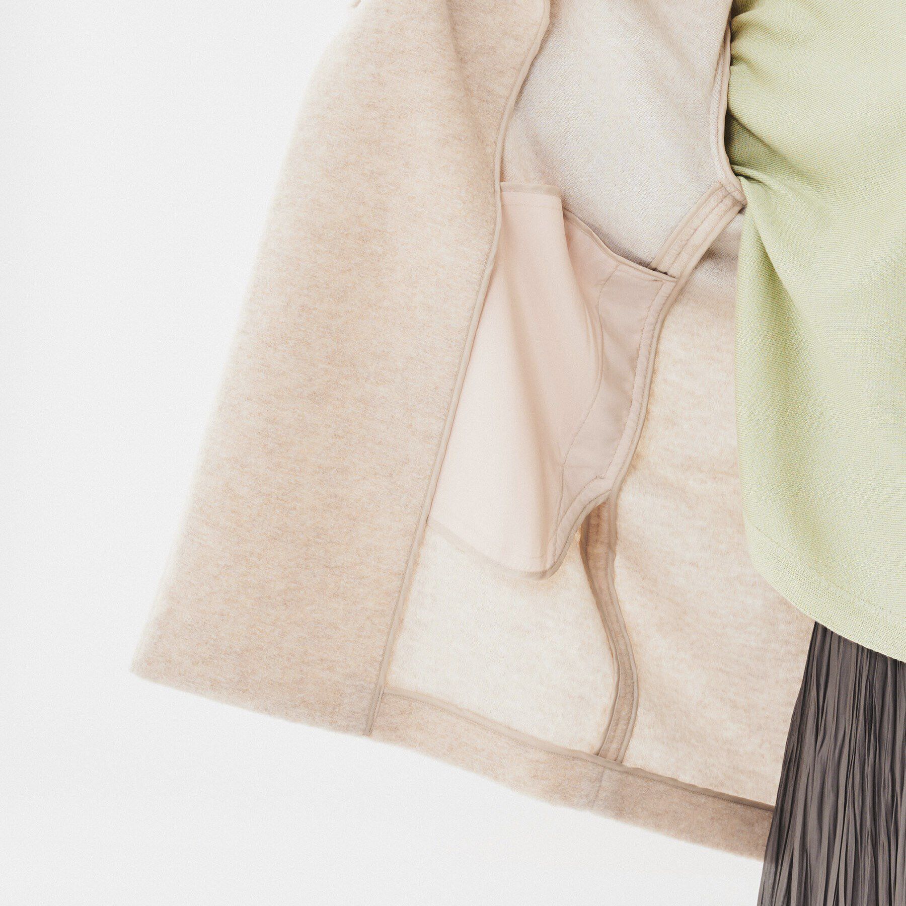 UNTITLED「【日本製/イタリア素材/軽い】ショールカラーコート」|チェスターコート|