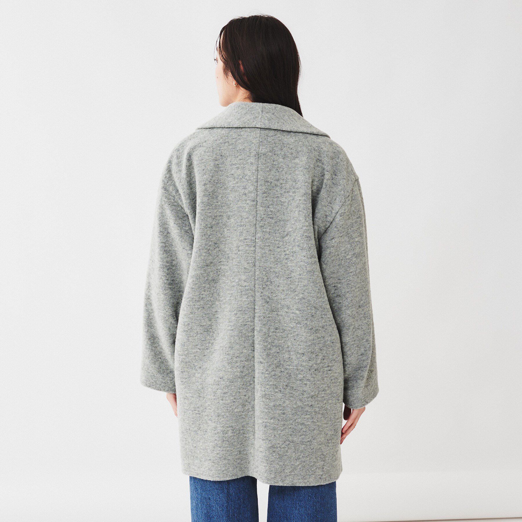 UNTITLED「【日本製/イタリア素材/軽い】ショールカラーコート」|チェスターコート|