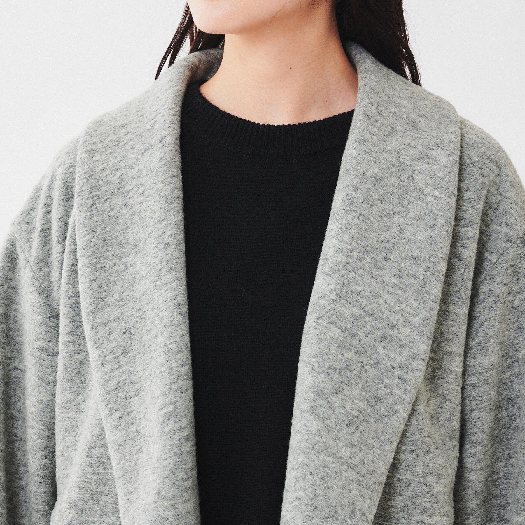 UNTITLED「【日本製/イタリア素材/軽い】ショールカラーコート」|チェスターコート|