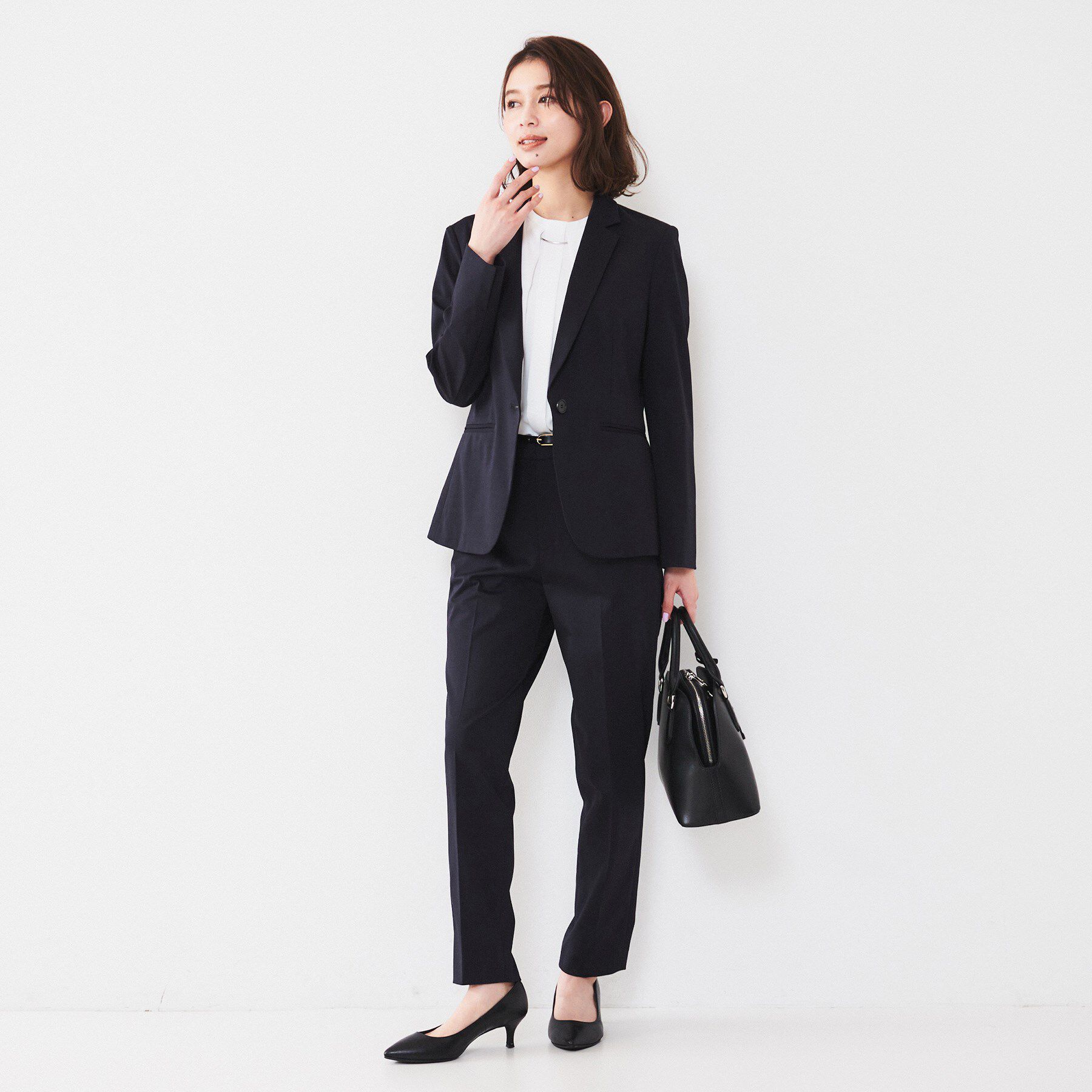 UNTITLED「【通勤スーツ】コットン混ジャージ テーラードジャケット」|テーラードジャケット|