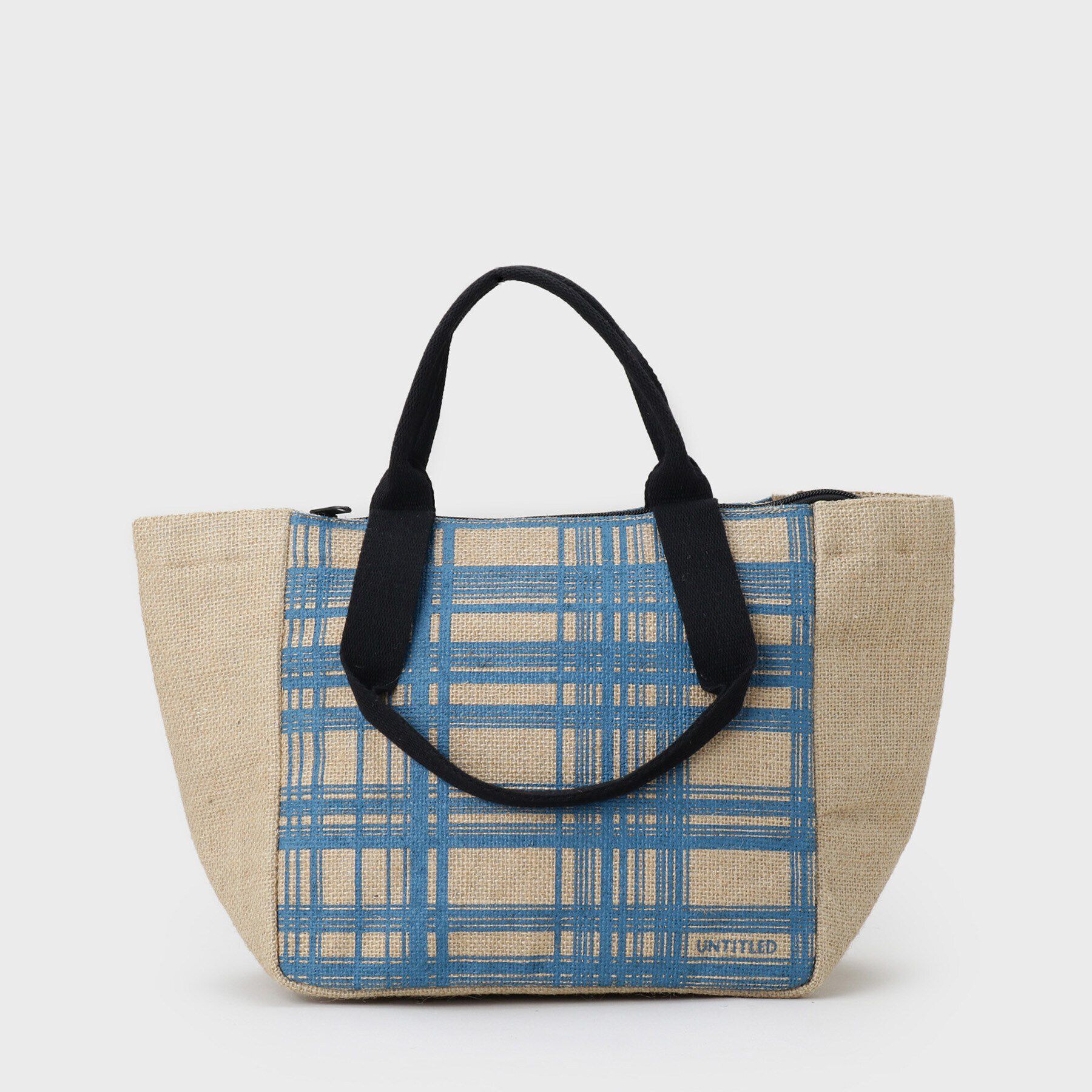 UNTITLED「【保冷機能付き】ジュートバッグ」|トートバッグ|ブルー(192)