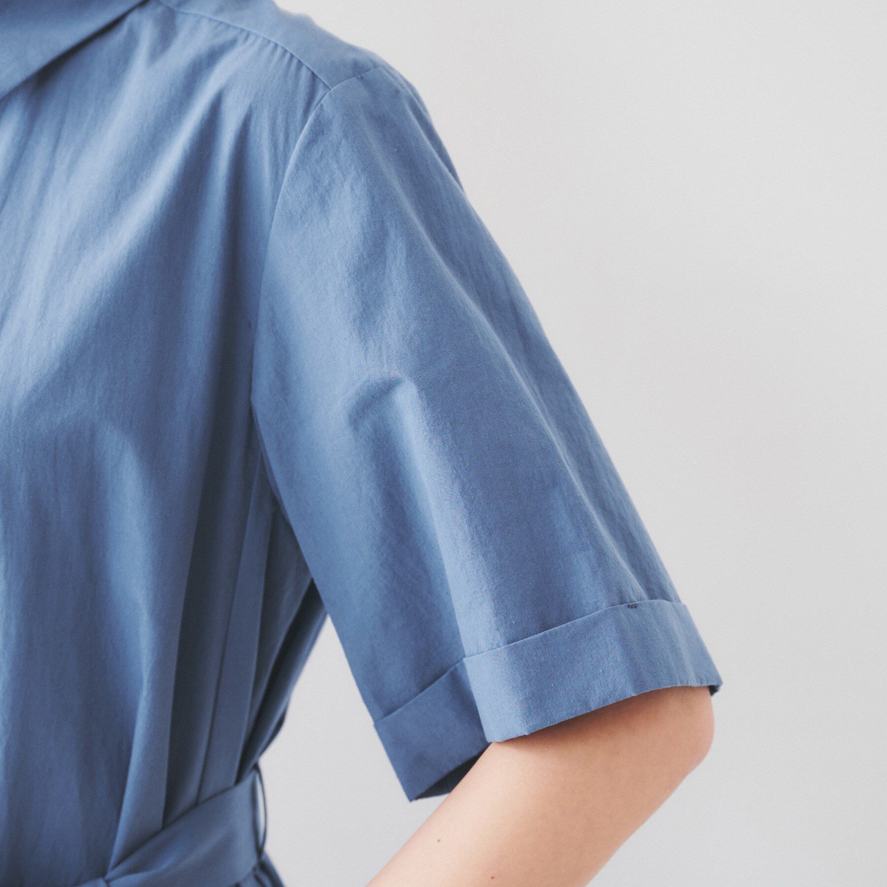 UNTITLED「【コットン100／前開き／夏ワンピ】ロングシャツワンピース」|ワンピース|