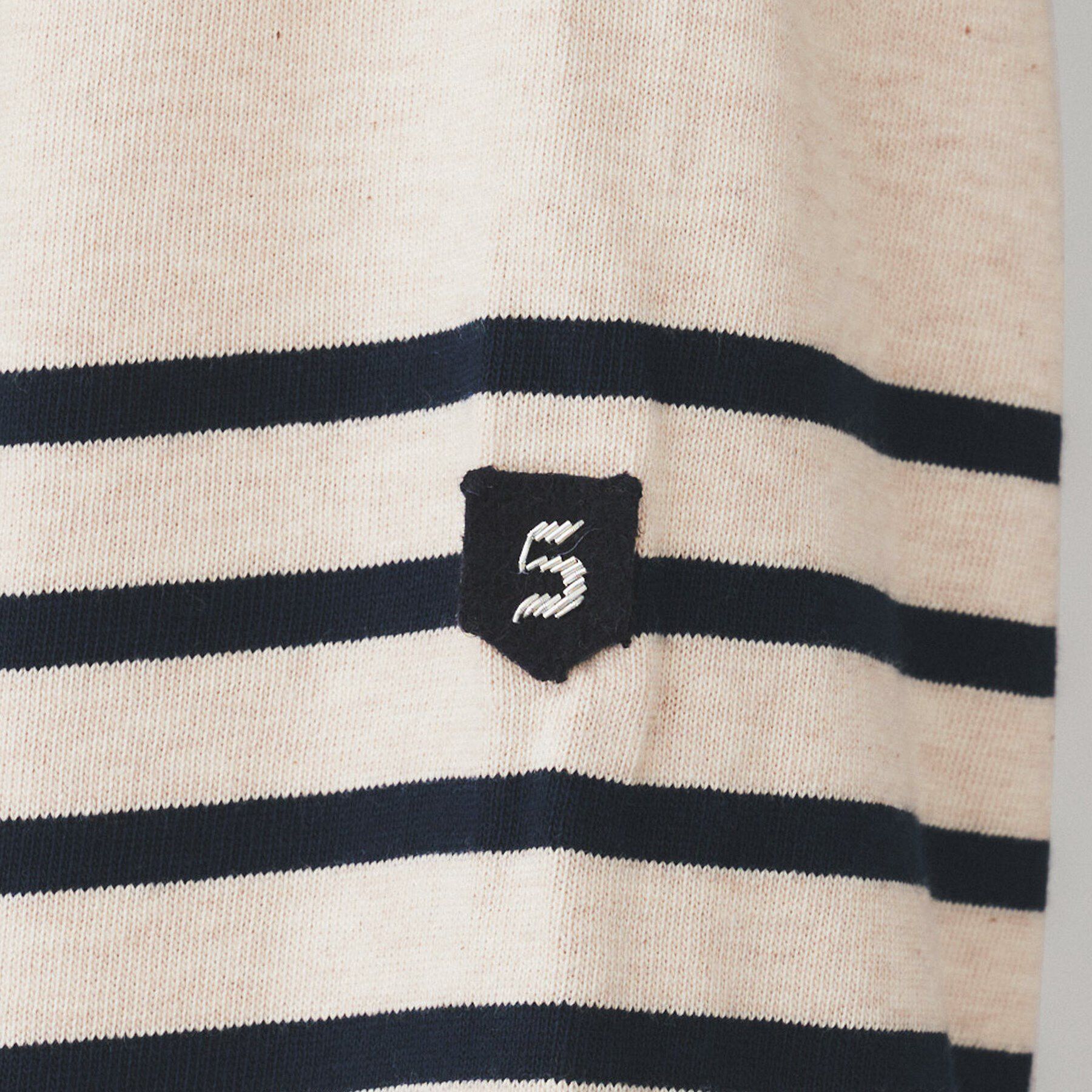 UNTITLED「【BLANC basque】バスクボーダー&times;刺繍プルオーバー」|Tシャツ・カットソー|