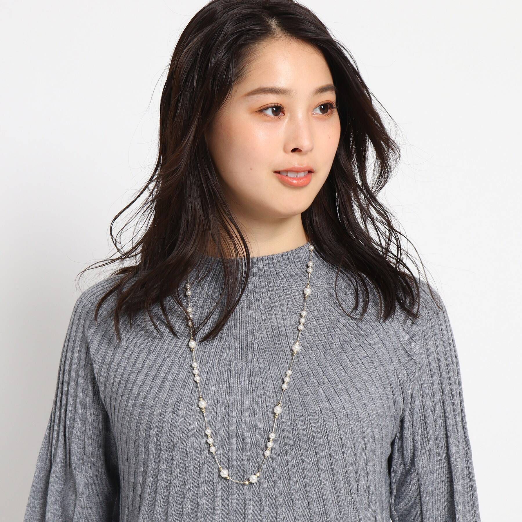 COUP DE CHANCE「ロングフェイクパールネックレス」|ネックレス|