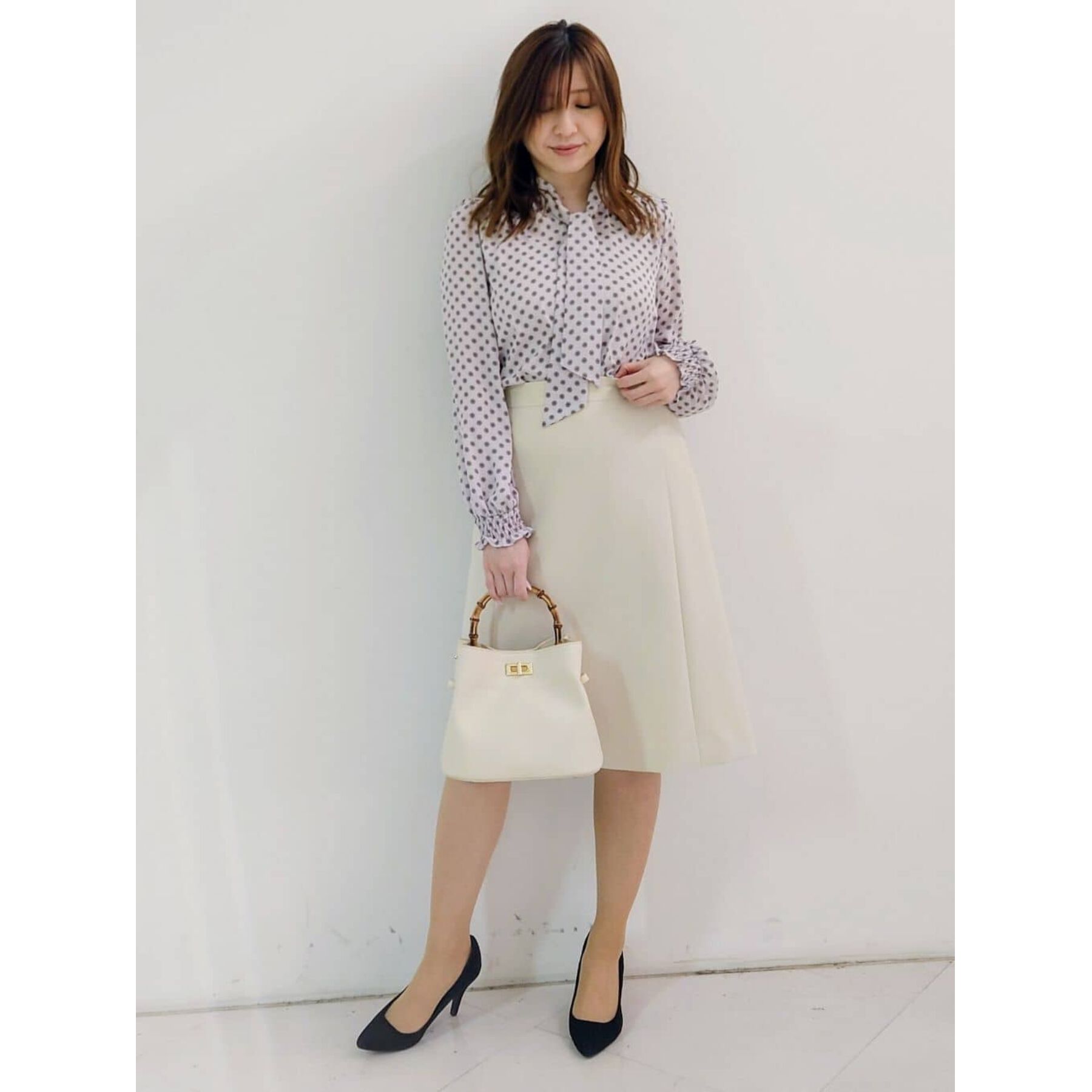 COUP DE CHANCE「【洗える】ボウタイブラウス」|シャツ・ブラウス|