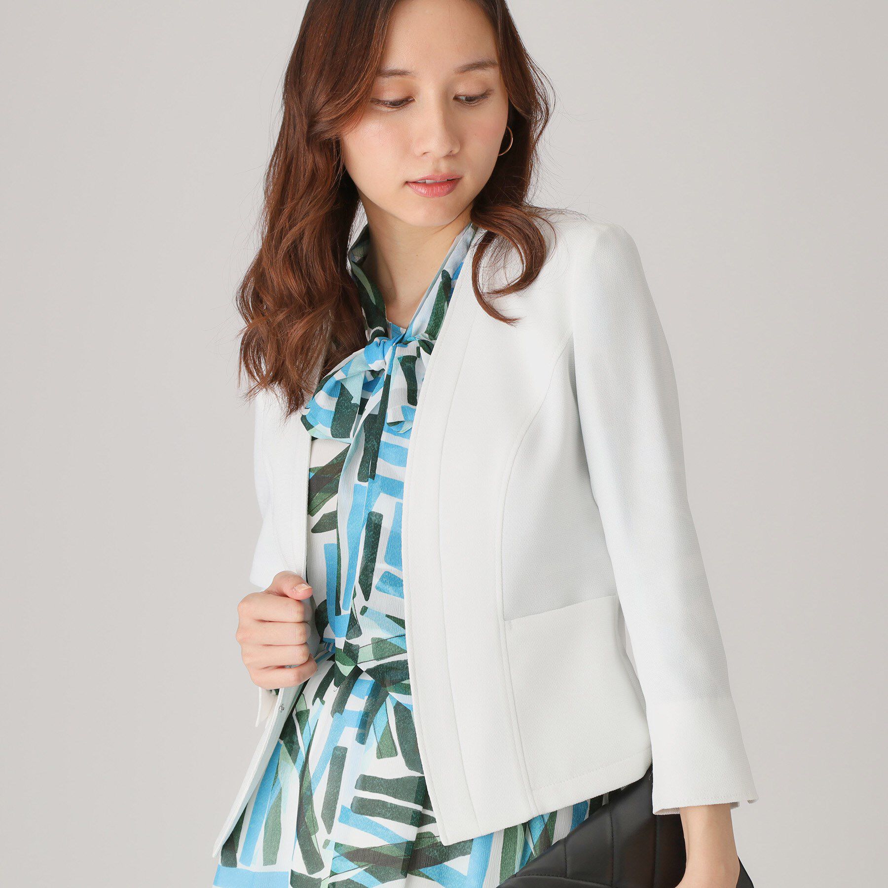 COUP DE CHANCE「【手洗い可／日本製】ノーカラージャケット」|ノーカラージャケット|