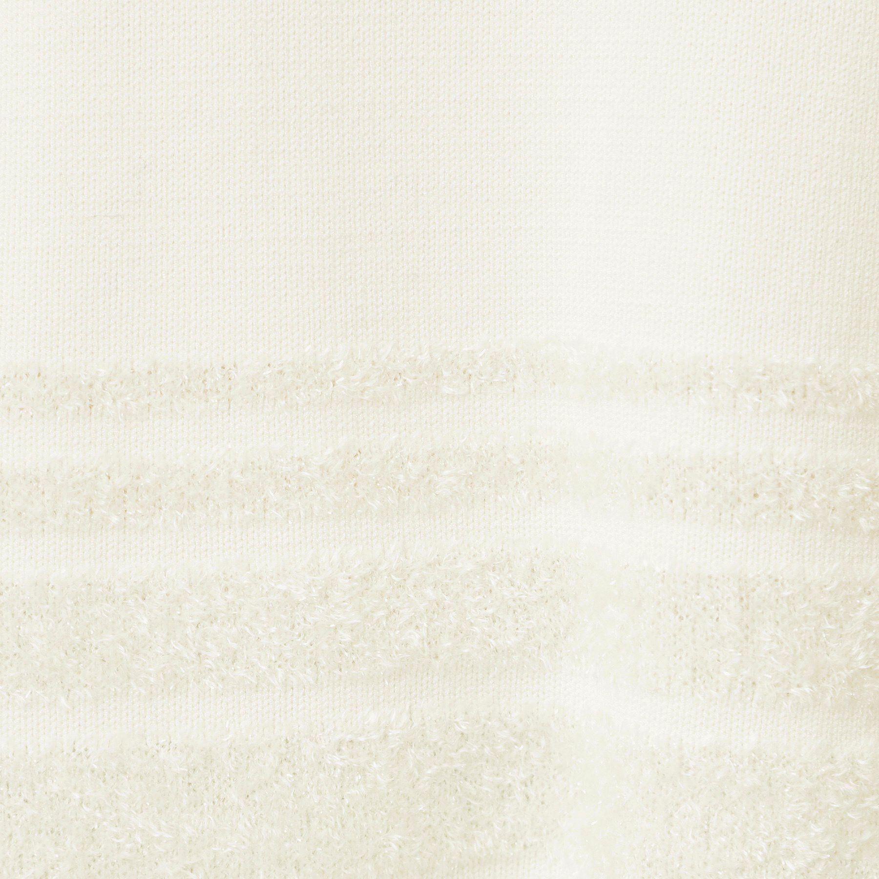 COUP DE CHANCE「【手洗い可／長め丈】ラメフェザーデザインのニットトップス」|ニット・セーター|