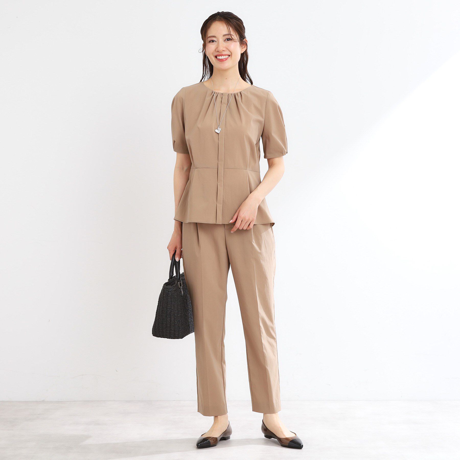 Reflect「【雨の日OK！／通勤にも使えるキレイめデザイン◎】クリアバイカラーレインシューズ」|レインシューズ|