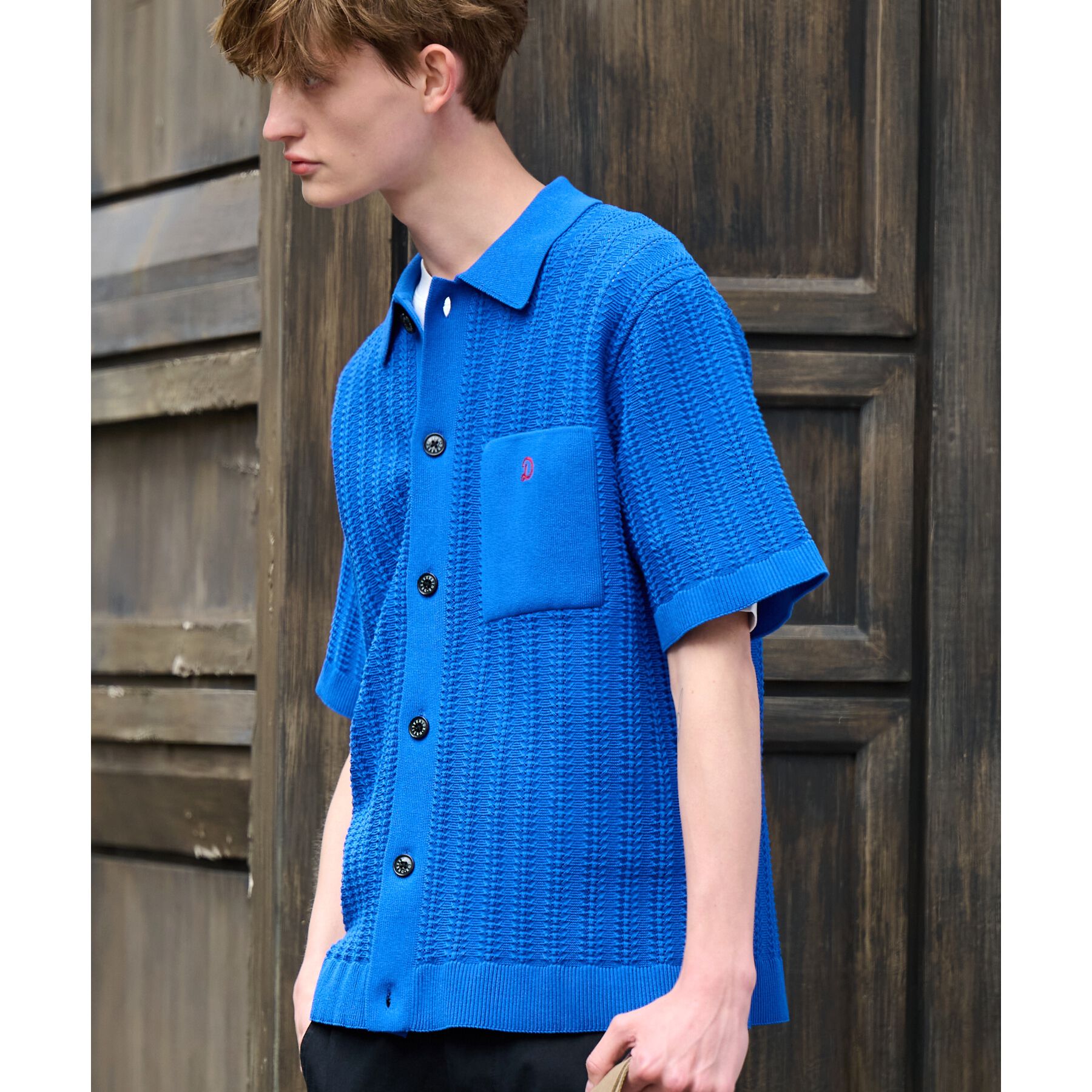 DRESSTERIOR「【Safari5月号掲載】オーガニックコットン キューバニットシャツ」|ニット・セーター|