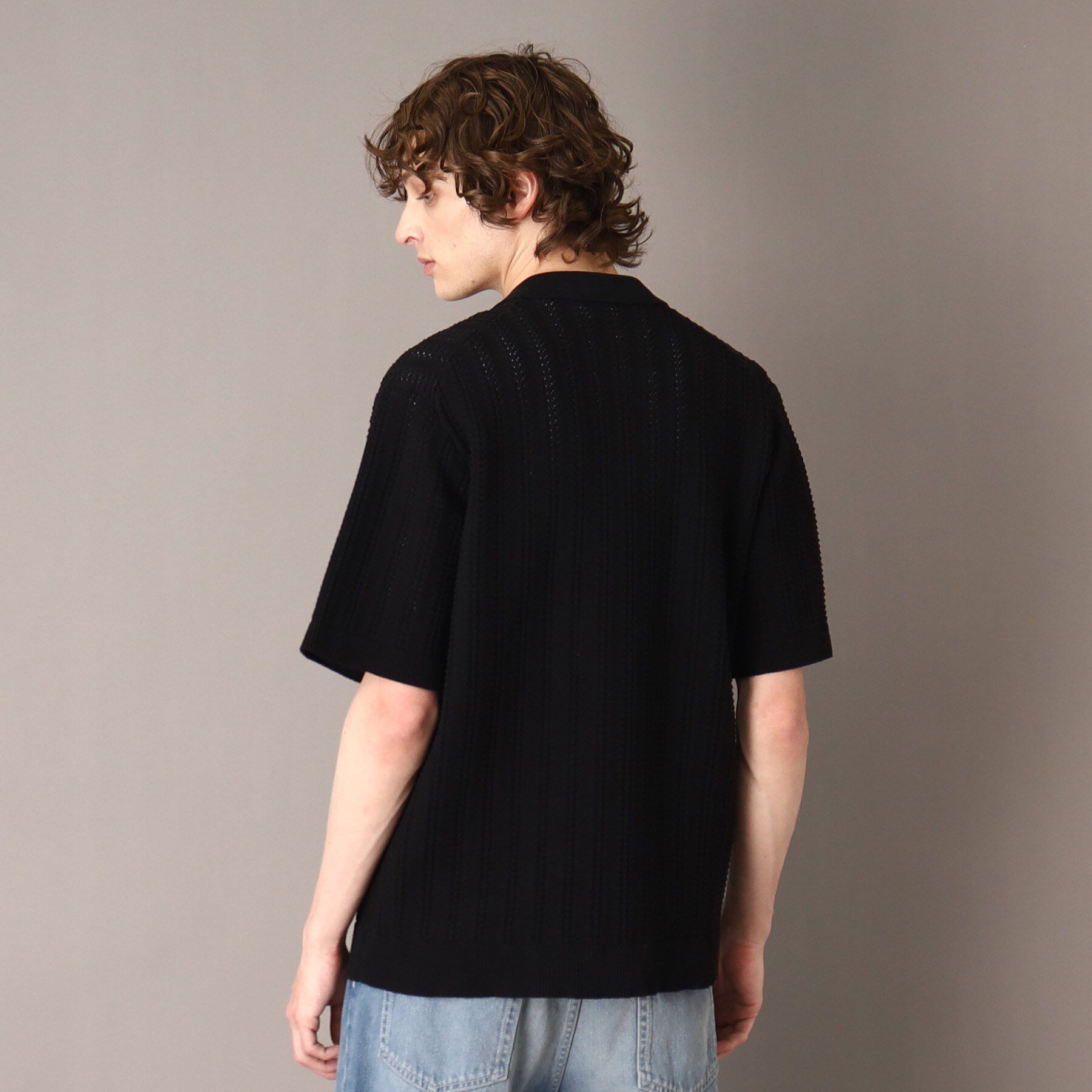 DRESSTERIOR「【Safari5月号掲載】オーガニックコットン キューバニットシャツ」|ニット・セーター|