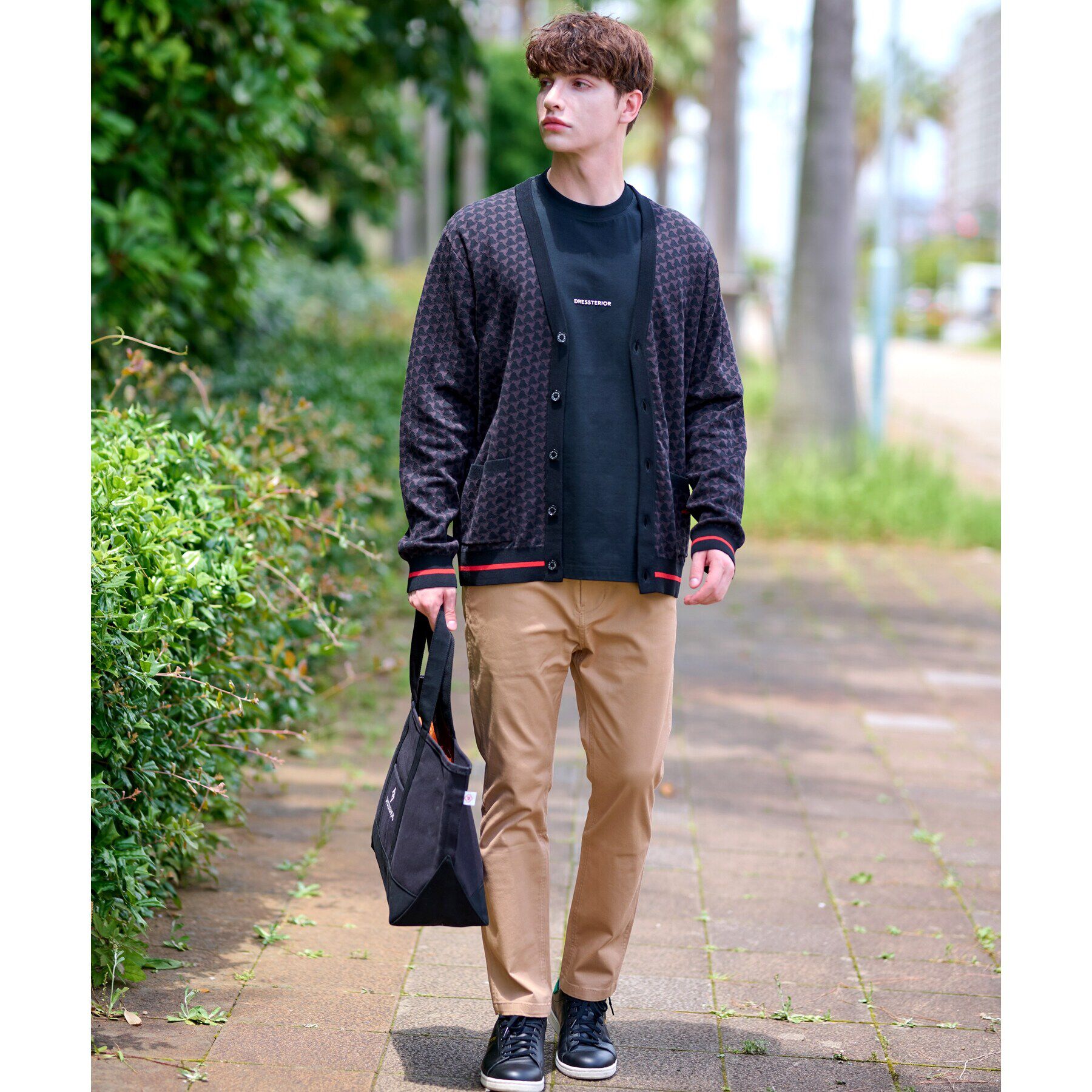 DRESSTERIOR「トリニティジャカード カーディガン」|カーディガン|