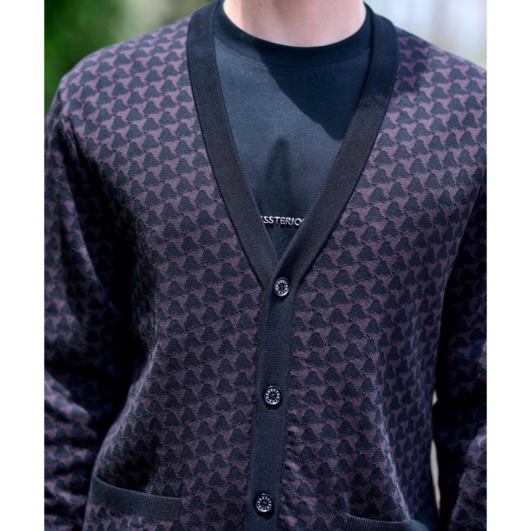 DRESSTERIOR「トリニティジャカード カーディガン」|カーディガン|