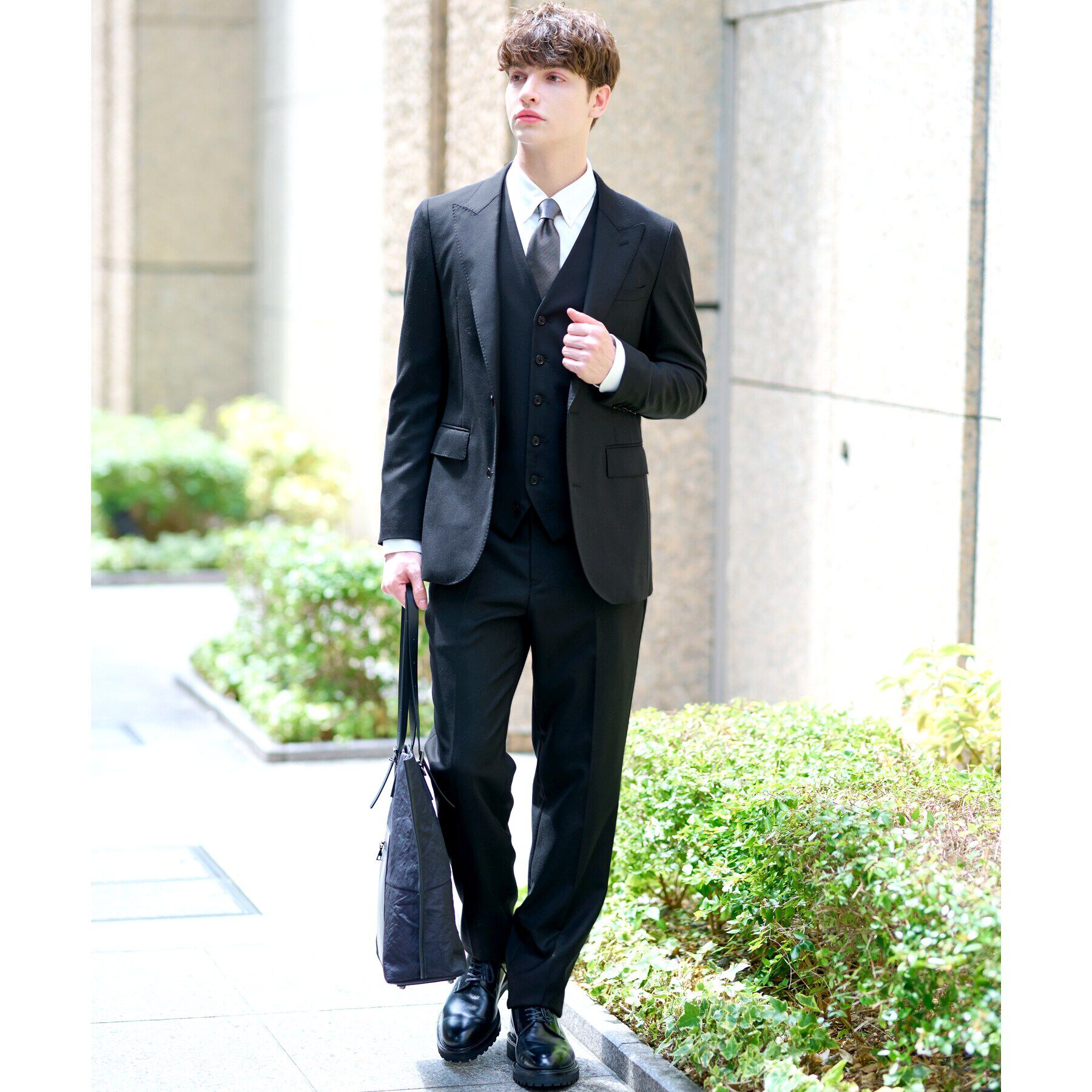 DRESSTERIOR「【セットアップ可】Super100&rsquo;s スリーピース SET UP ジャケット」|テーラードジャケット|