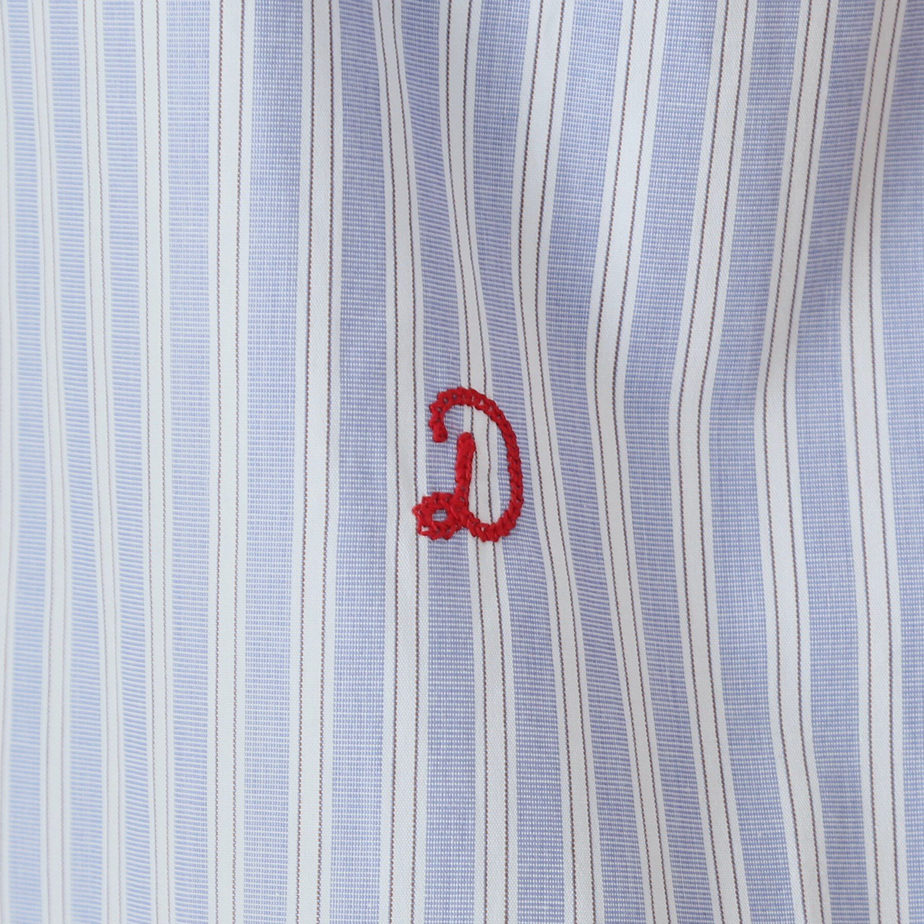 DRESSTERIOR「【洗える/コットン100％】イレギュラーヘムストライプシャツ」|シャツ・ブラウス|