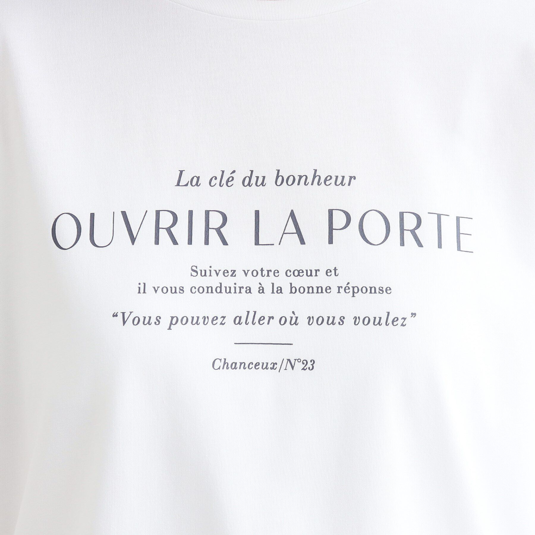 grove「＜接触冷感・UVカット・ご自宅で洗える＞ロゴプリント5分袖Tシャツ」|Tシャツ・カットソー|