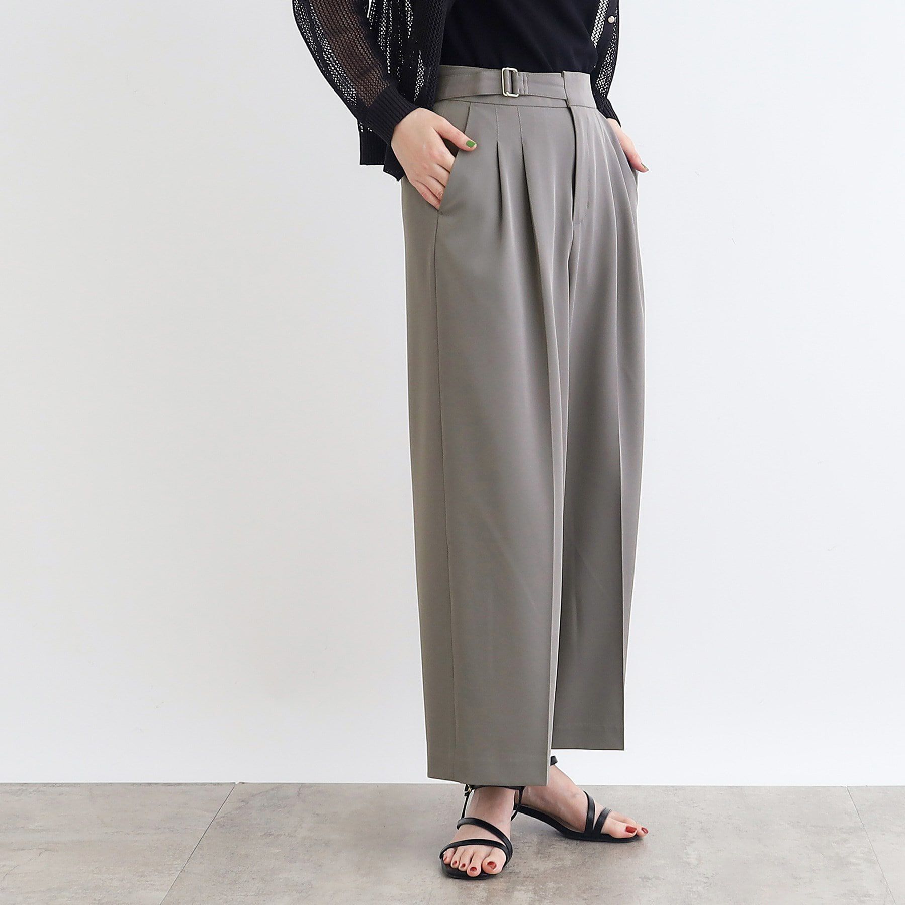 grove「＜接触冷感＞ドレープワイドパンツ」|その他|