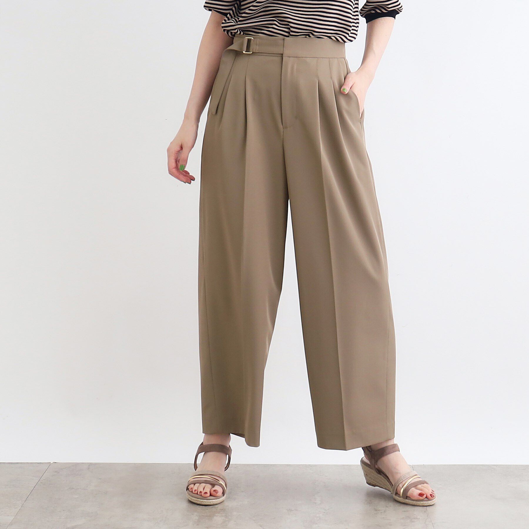 grove「＜接触冷感＞ドレープワイドパンツ」|その他|