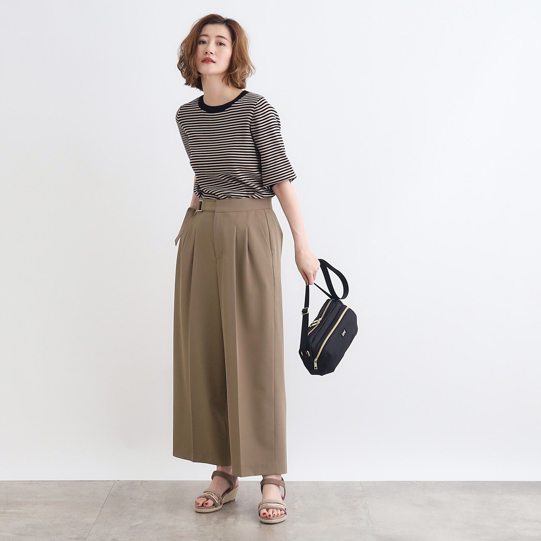 grove「＜接触冷感＞ドレープワイドパンツ」|その他|