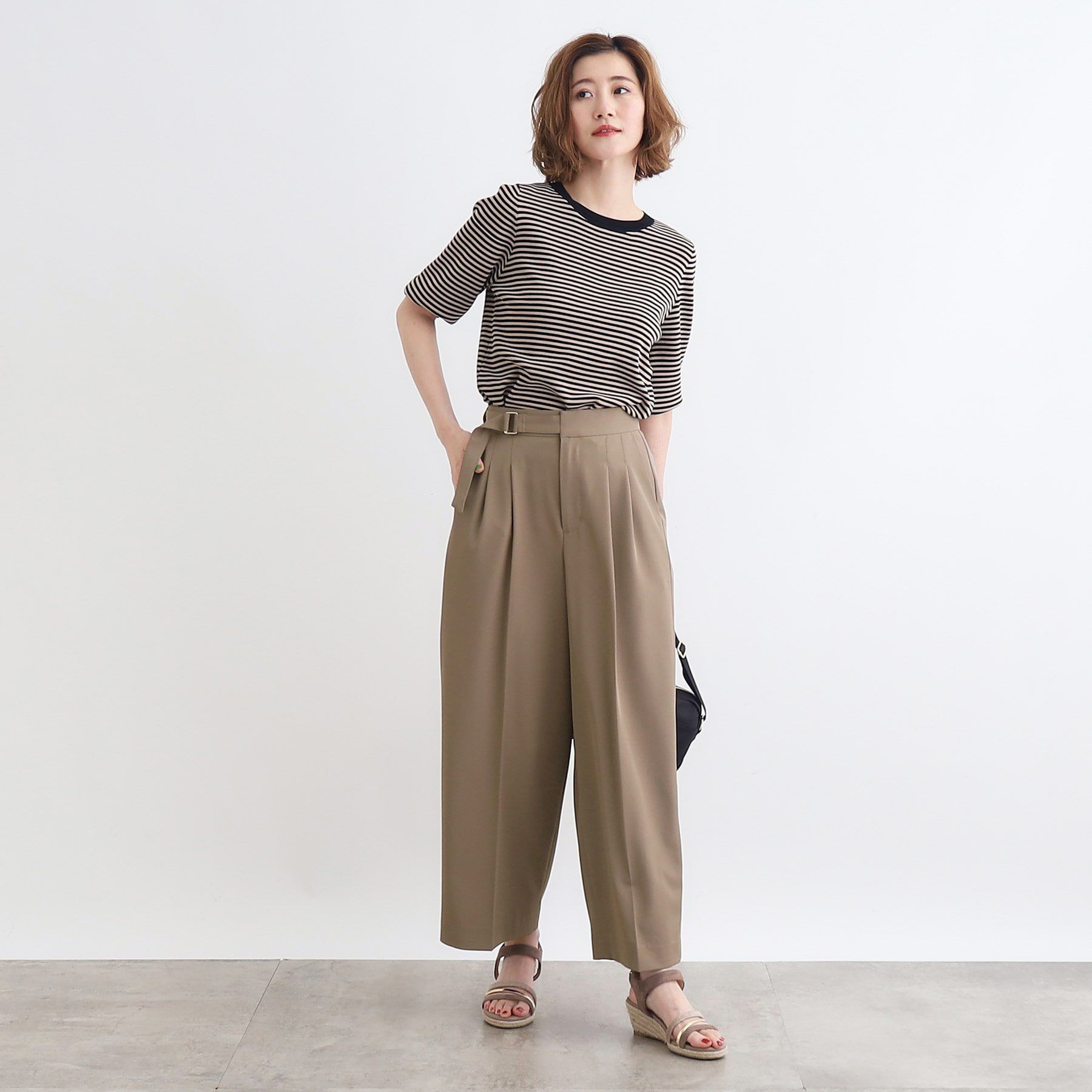 grove「＜接触冷感＞ドレープワイドパンツ」|その他|