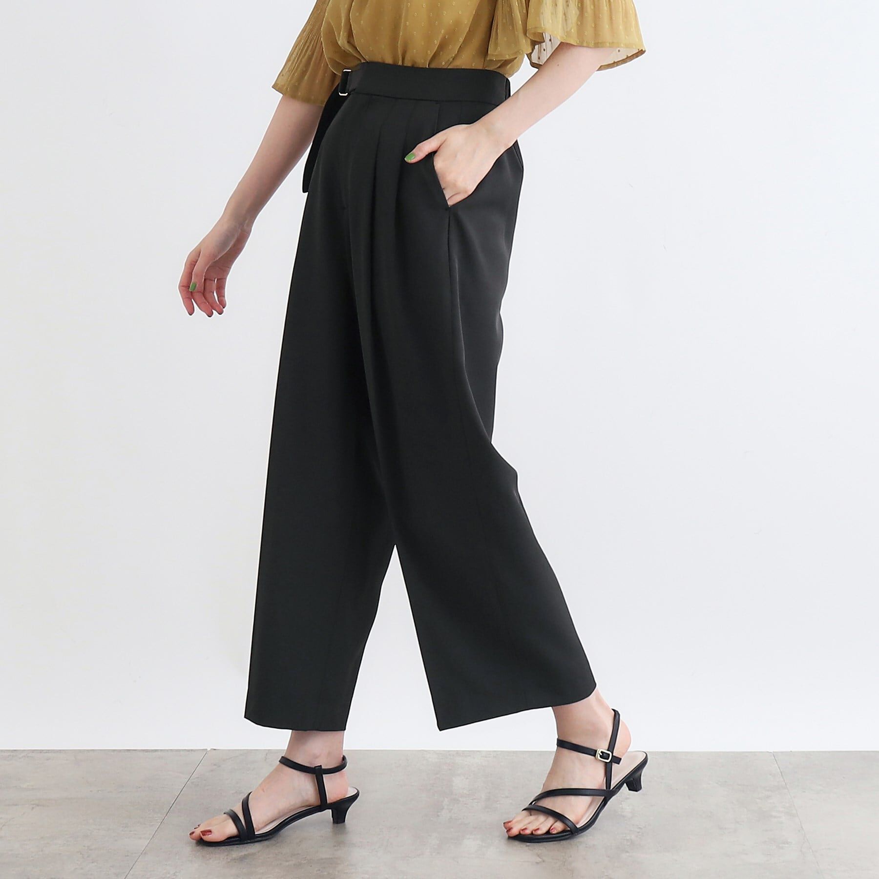 grove「＜接触冷感＞ドレープワイドパンツ」|その他|