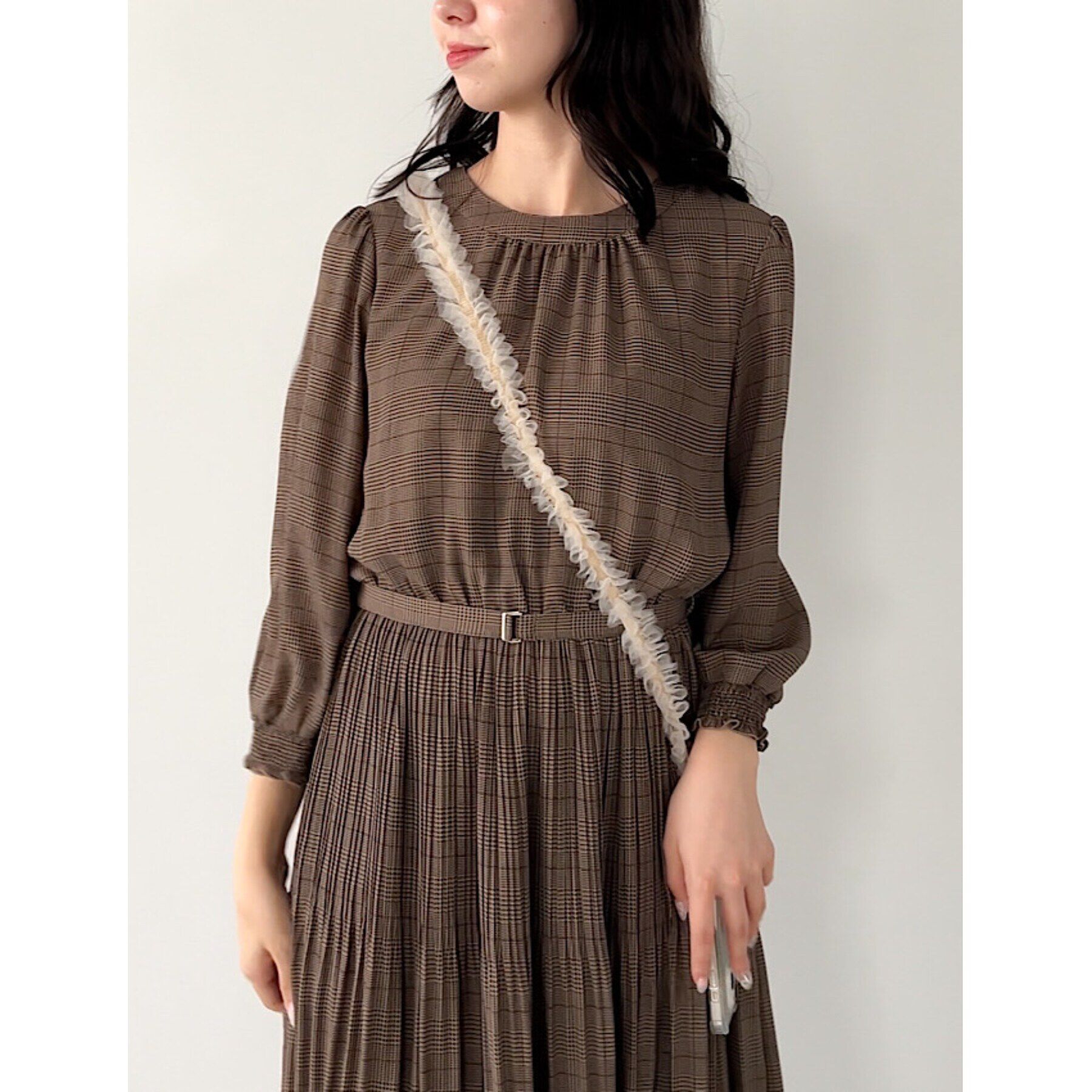 grove「チュールチャームロング」|キーケース|