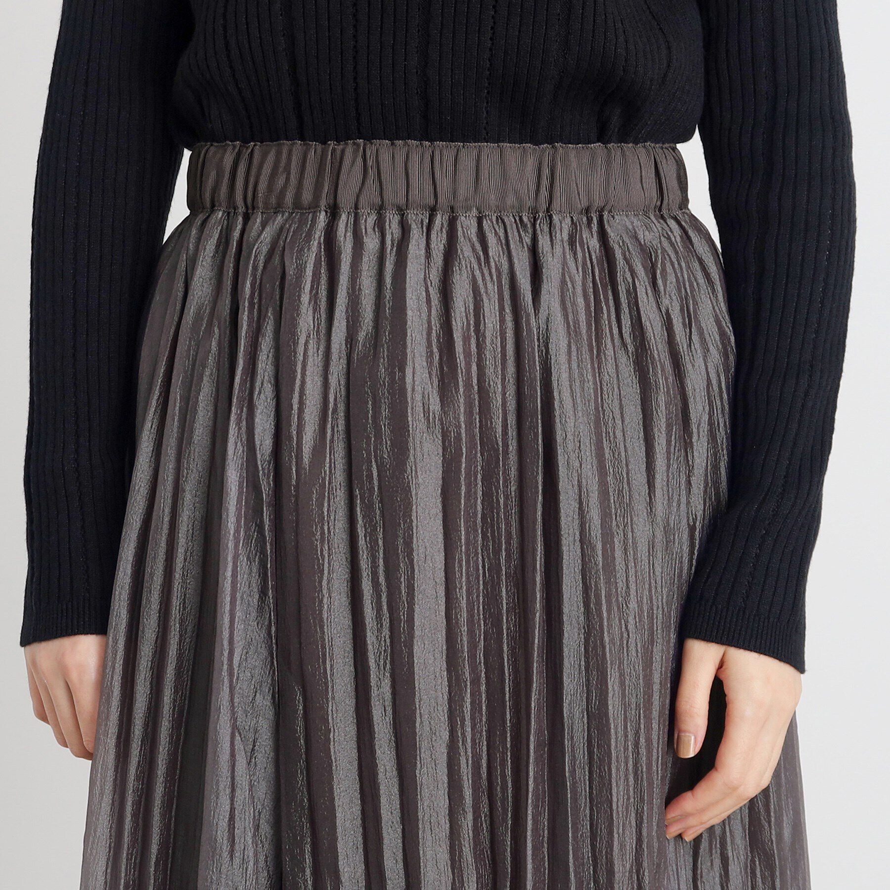 grove「オーガンジープリーツスカート」|スカート|