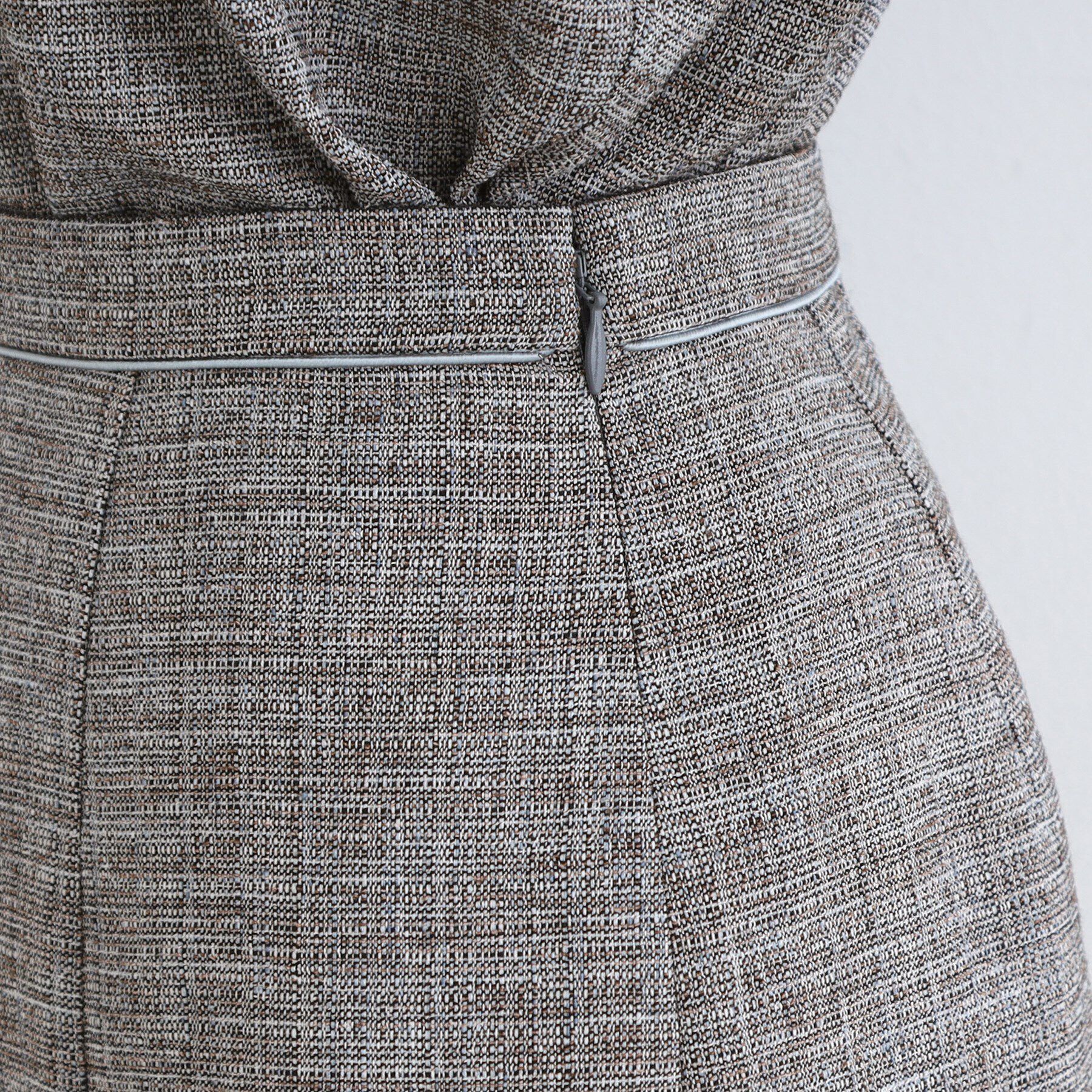 INDIVI「【洗える／日本製／SETUP可能】サマーツィード ストレートスカート」|スーツ|