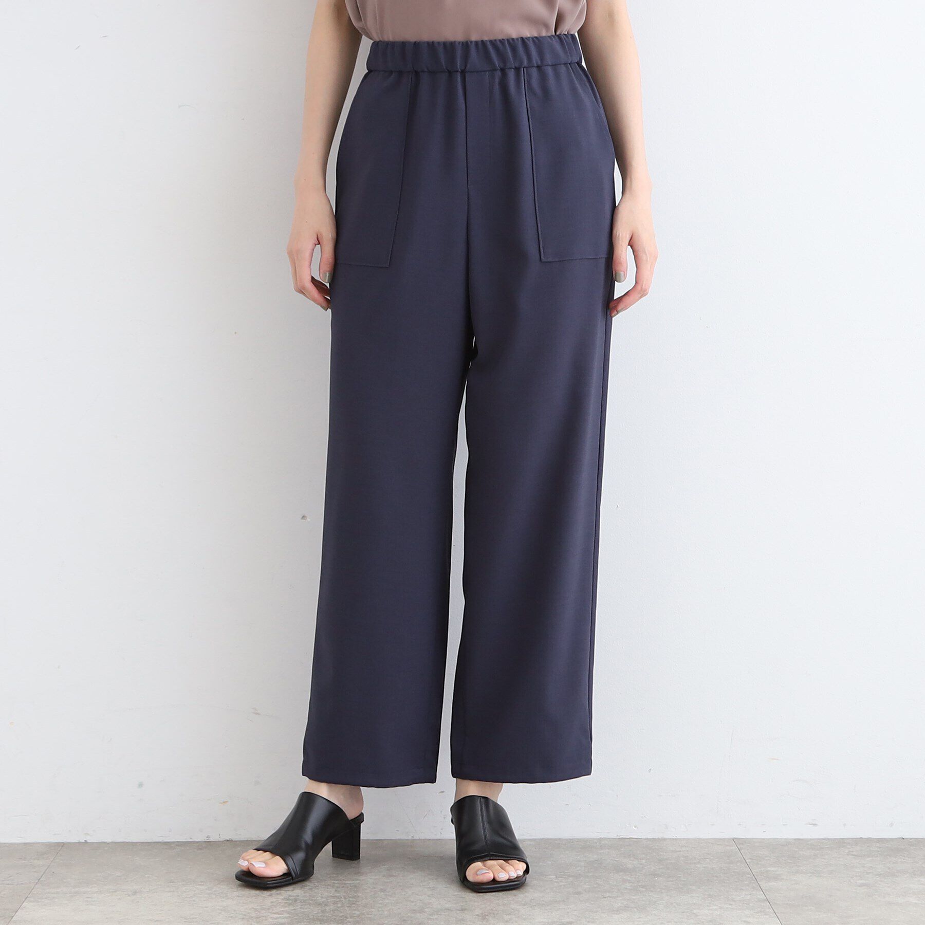 INDIVI「【洗える／2WAY】麻ライクワークパンツ」|その他|