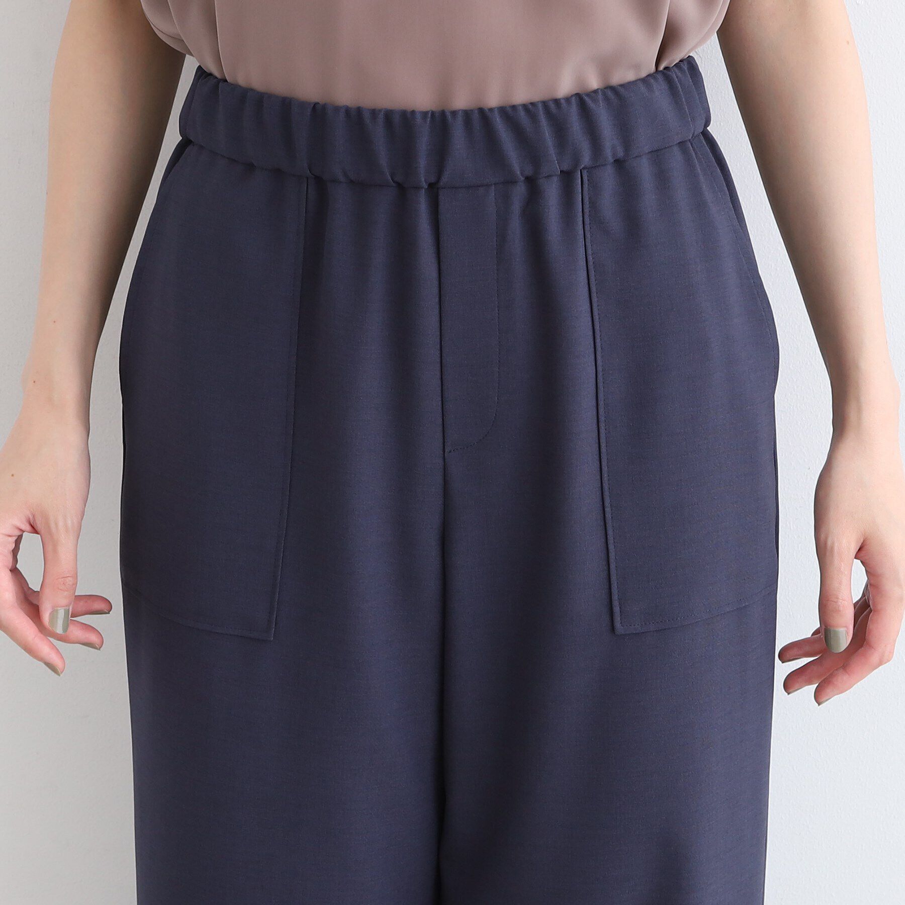 INDIVI「【洗える／2WAY】麻ライクワークパンツ」|その他|