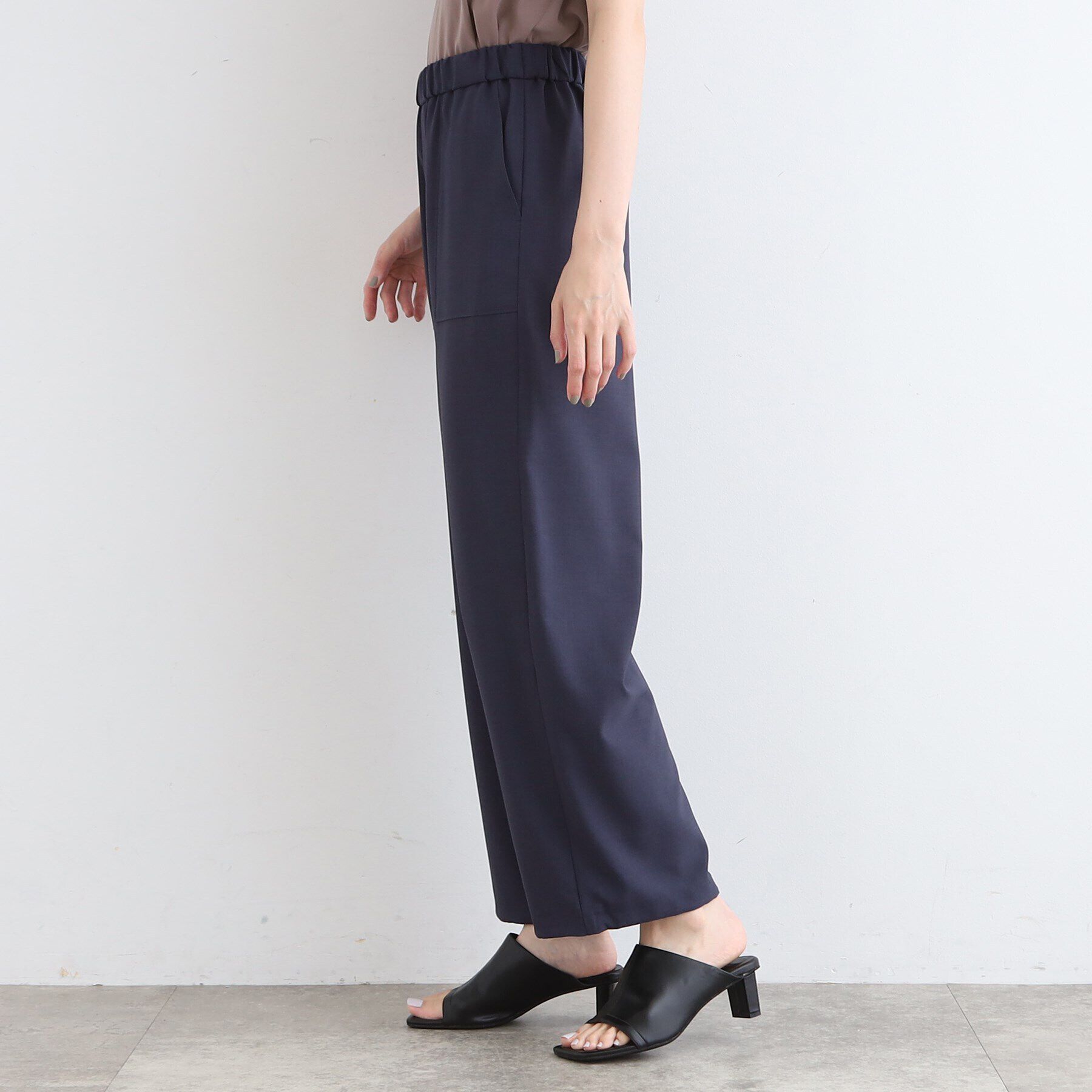 INDIVI「【洗える／2WAY】麻ライクワークパンツ」|その他|