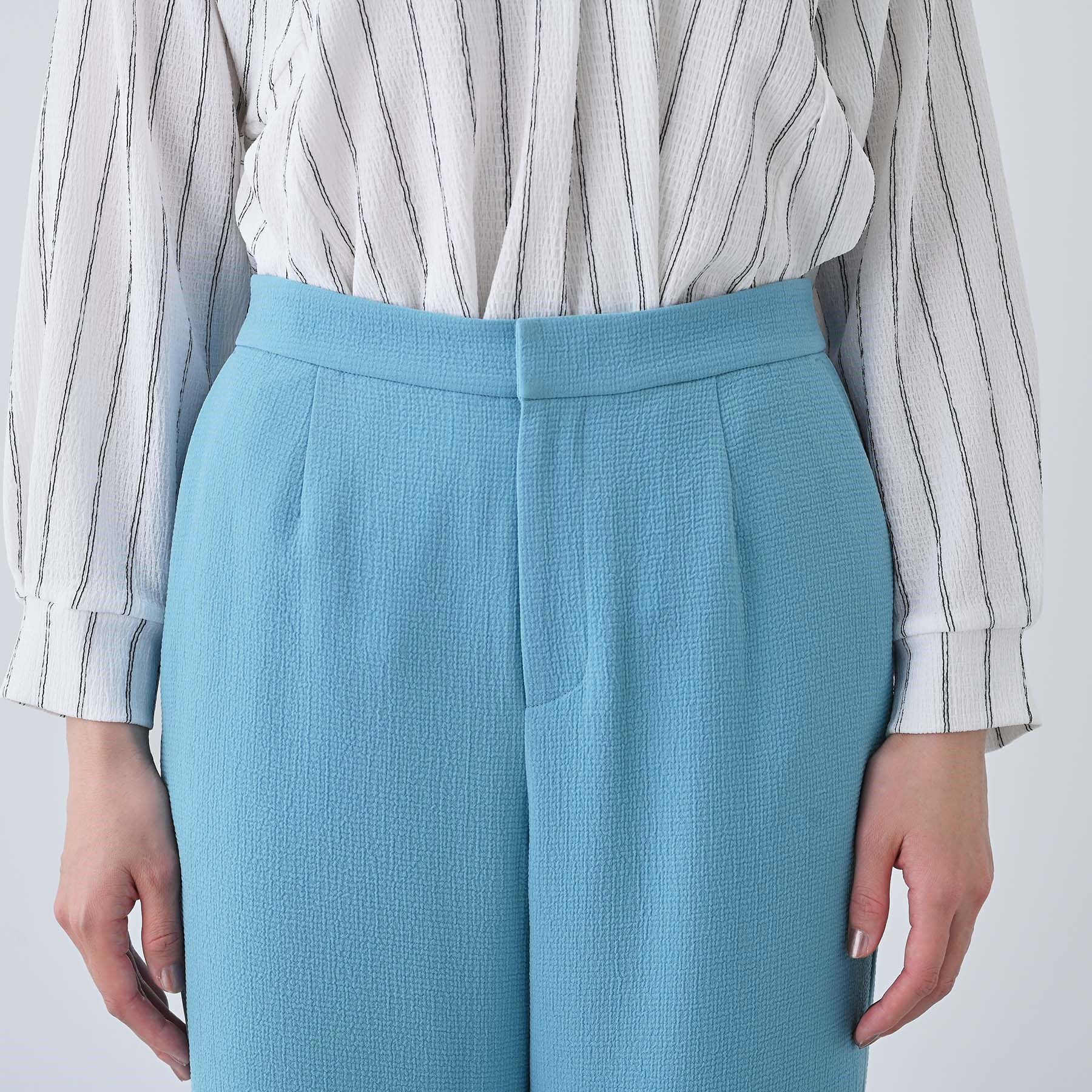 INDIVI「【洗える】サイドライン ストレートパンツ」|その他|