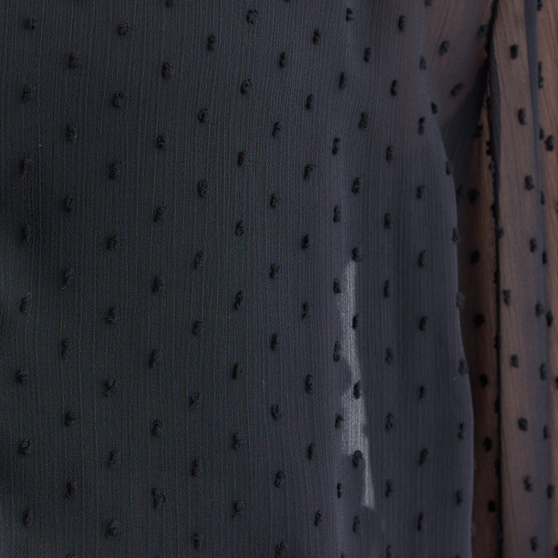 INDIVI「シアードット切り替えブラウス」|シャツ・ブラウス|