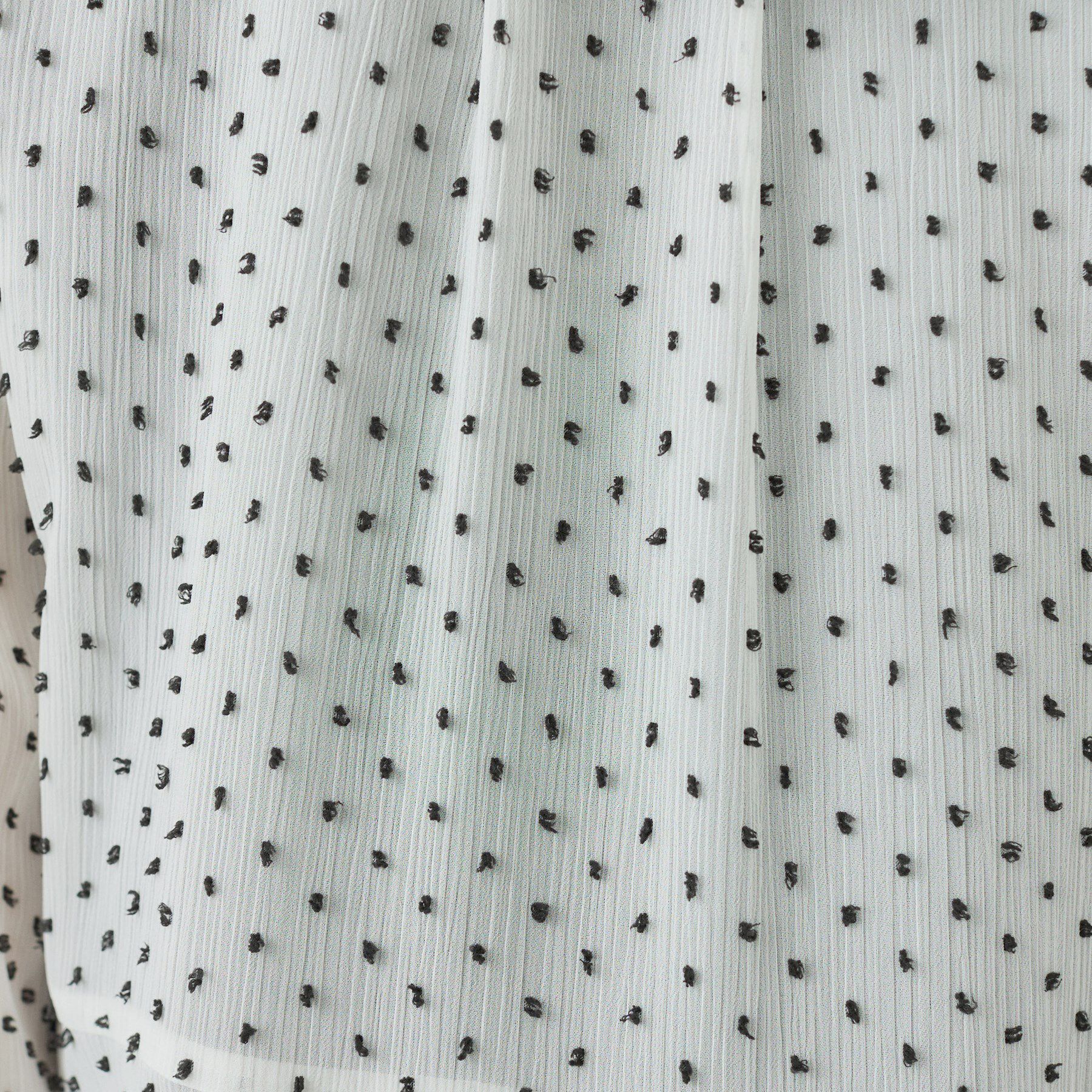 INDIVI「シアードット切り替えブラウス」|シャツ・ブラウス|