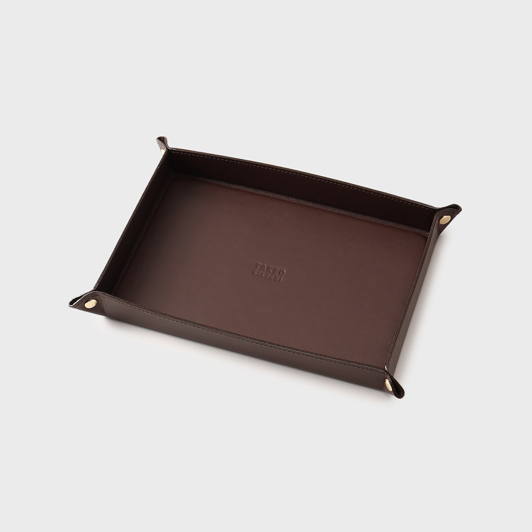 TAKEO KIKUCHI「【MADE IN JAPAN】レザーラージトレー」|その他|ブラウン(042)