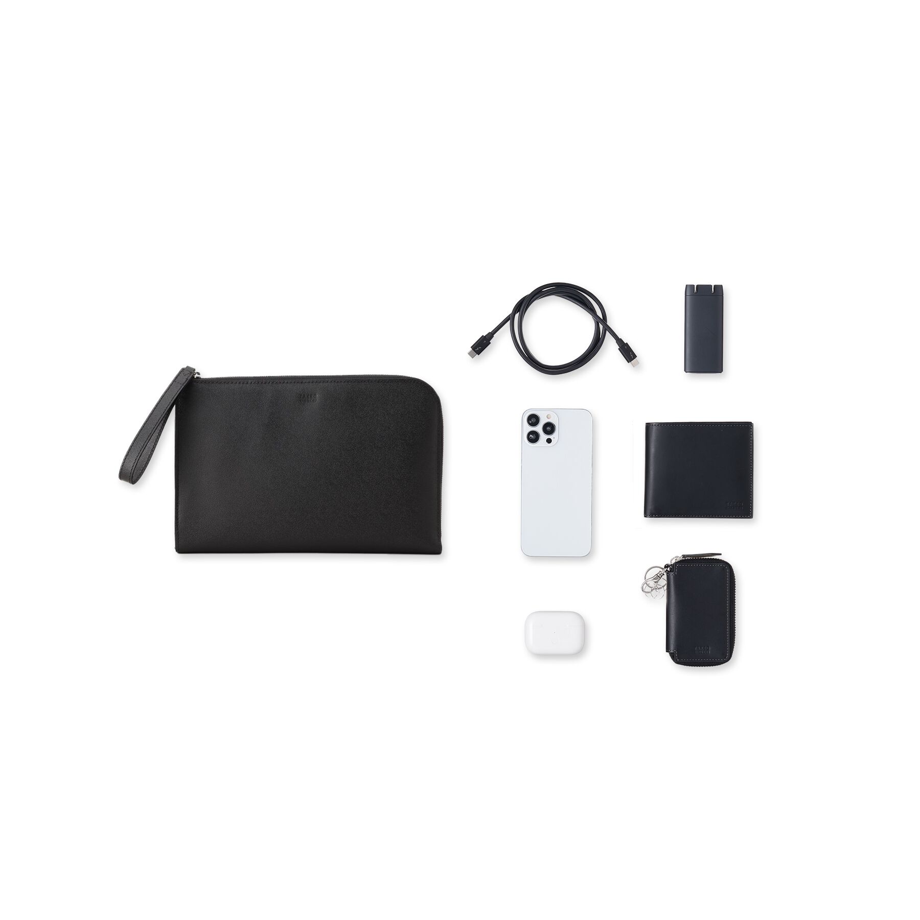 TAKEO KIKUCHI「【ベーシック】レザー クラッチバッグ」|クラッチバッグ|