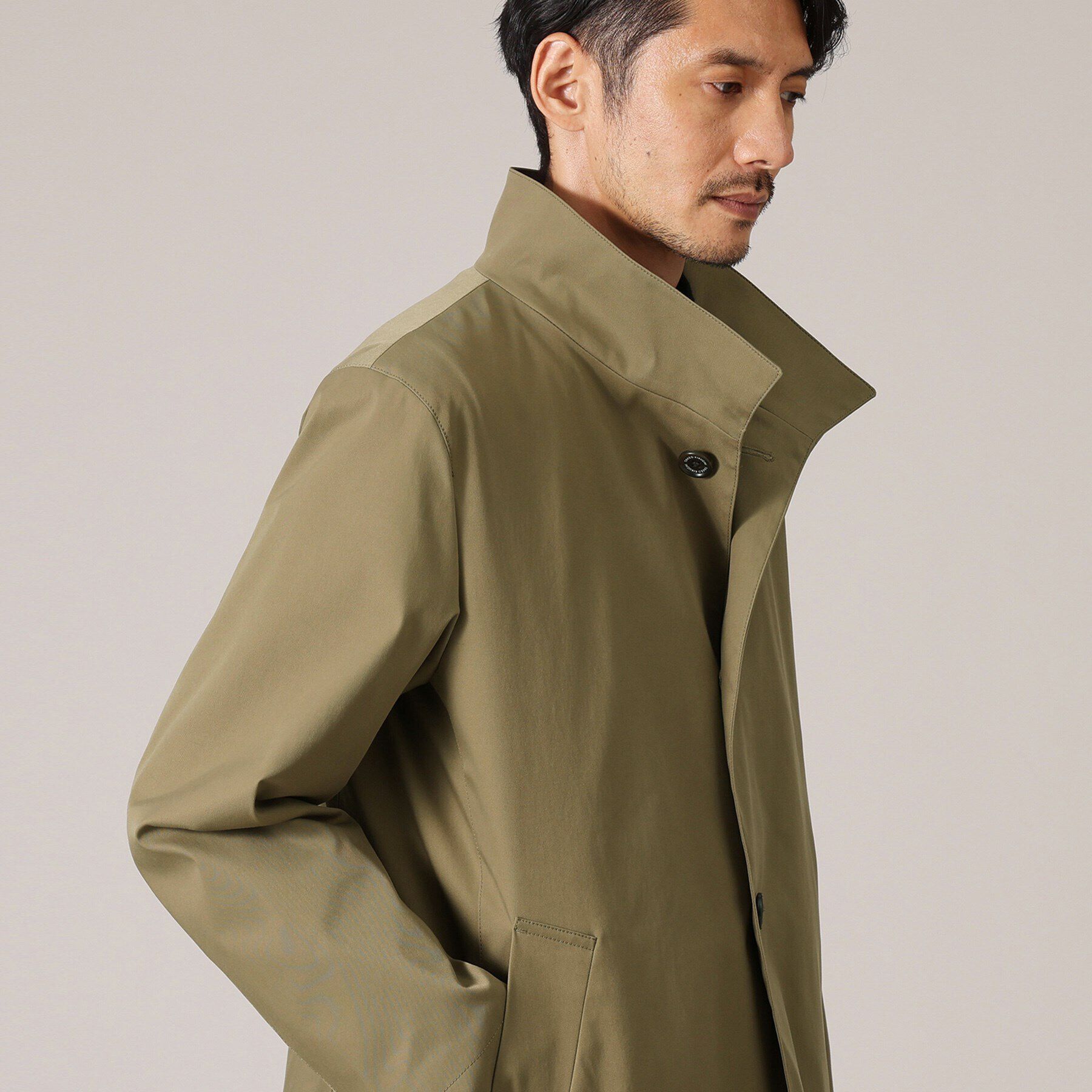 TAKEO KIKUCHI「【ライナー付】ツイルストレッチ ステンカラーコート」|ステンカラーコート|