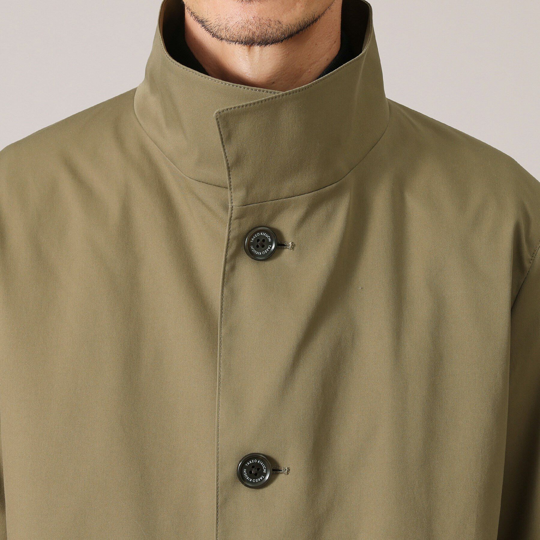TAKEO KIKUCHI「【ライナー付】ツイルストレッチ ステンカラーコート」|ステンカラーコート|
