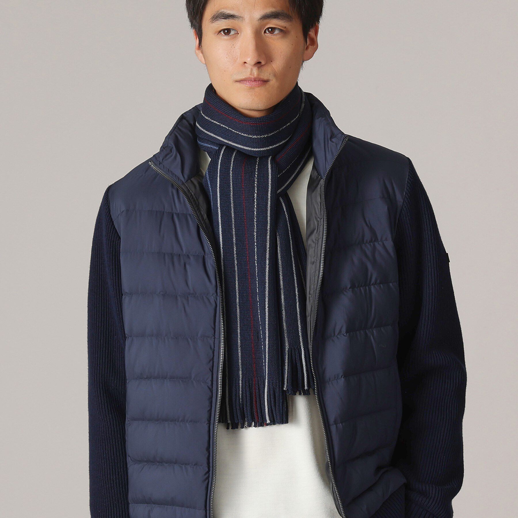 TAKEO KIKUCHI「Vフラース ラッセルマフラー」|ストール|