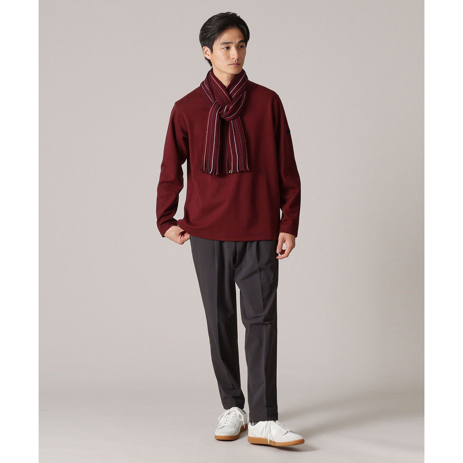 TAKEO KIKUCHI「Vフラース ラッセルマフラー」|ストール|
