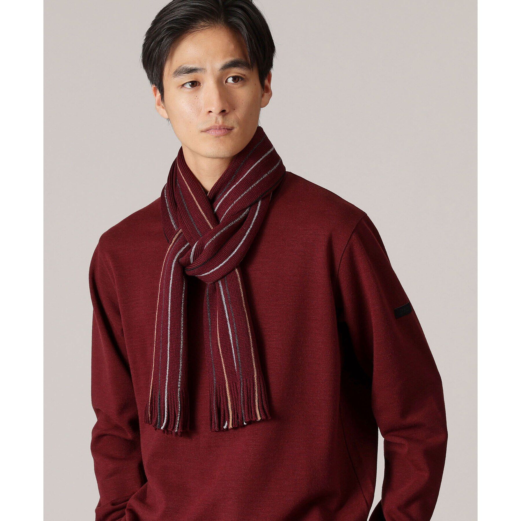TAKEO KIKUCHI「Vフラース ラッセルマフラー」|ストール|