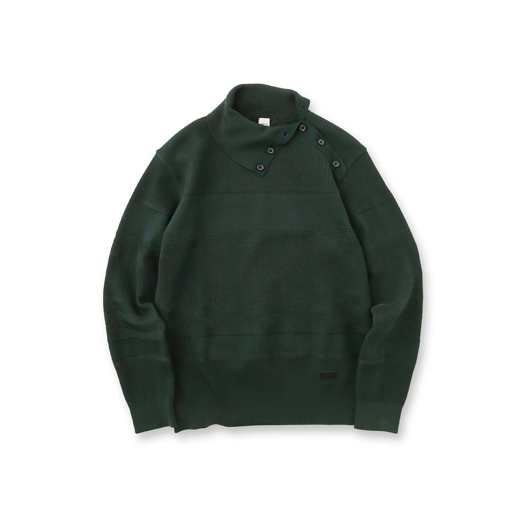 TAKEO KIKUCHI「【Made in JAPAN】ボタン タートルネック ニット」|ニット・セーター|