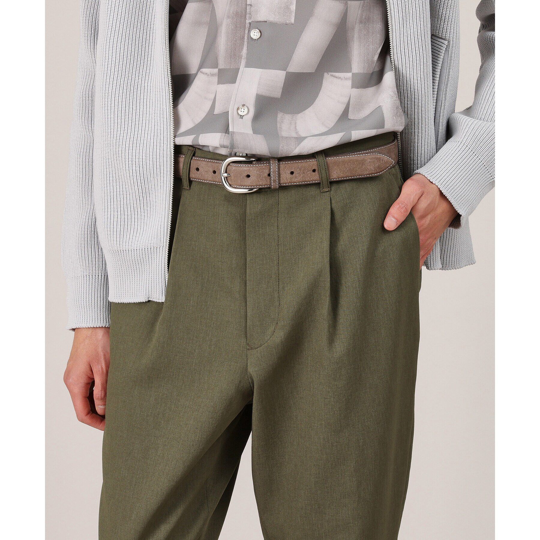 TAKEO KIKUCHI「【Made in JAPAN】ONOFF対応 スクラッチレザー ベルト」|ベルト|