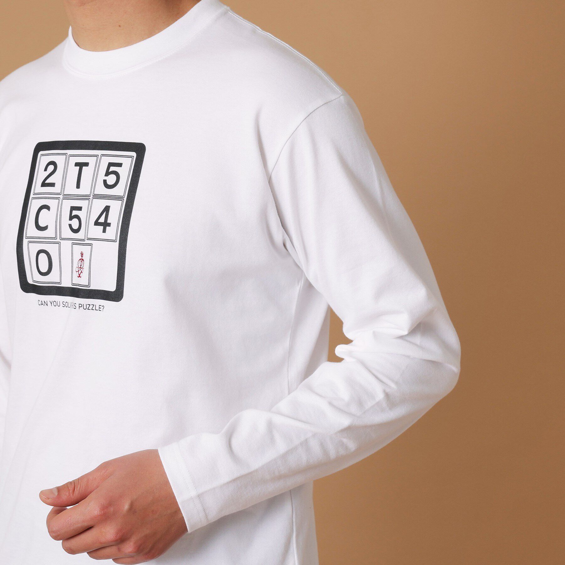 40CARATS&525「スライドパズル 長袖Tシャツ」|Tシャツ・カットソー|