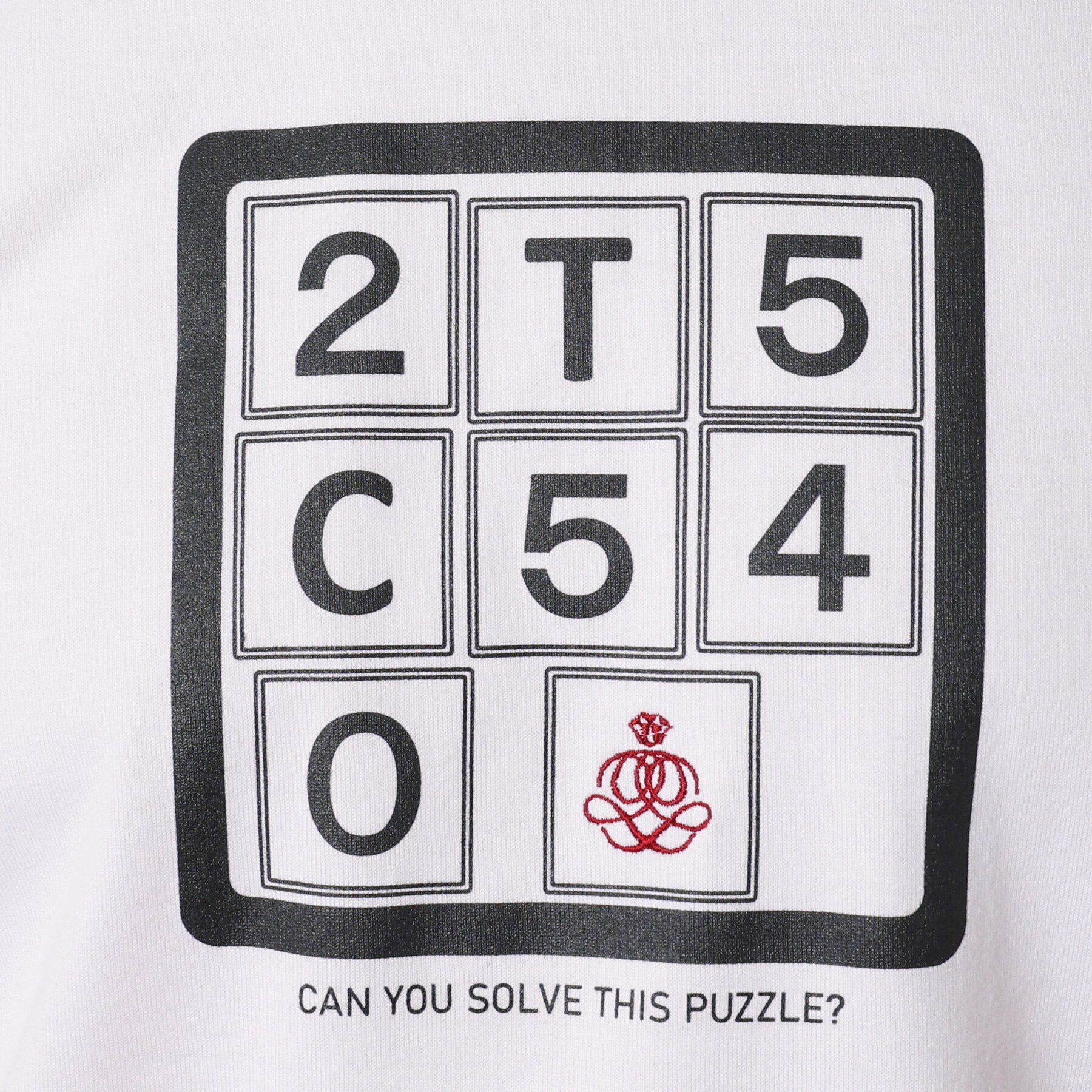 40CARATS&525「スライドパズル 長袖Tシャツ」|Tシャツ・カットソー|