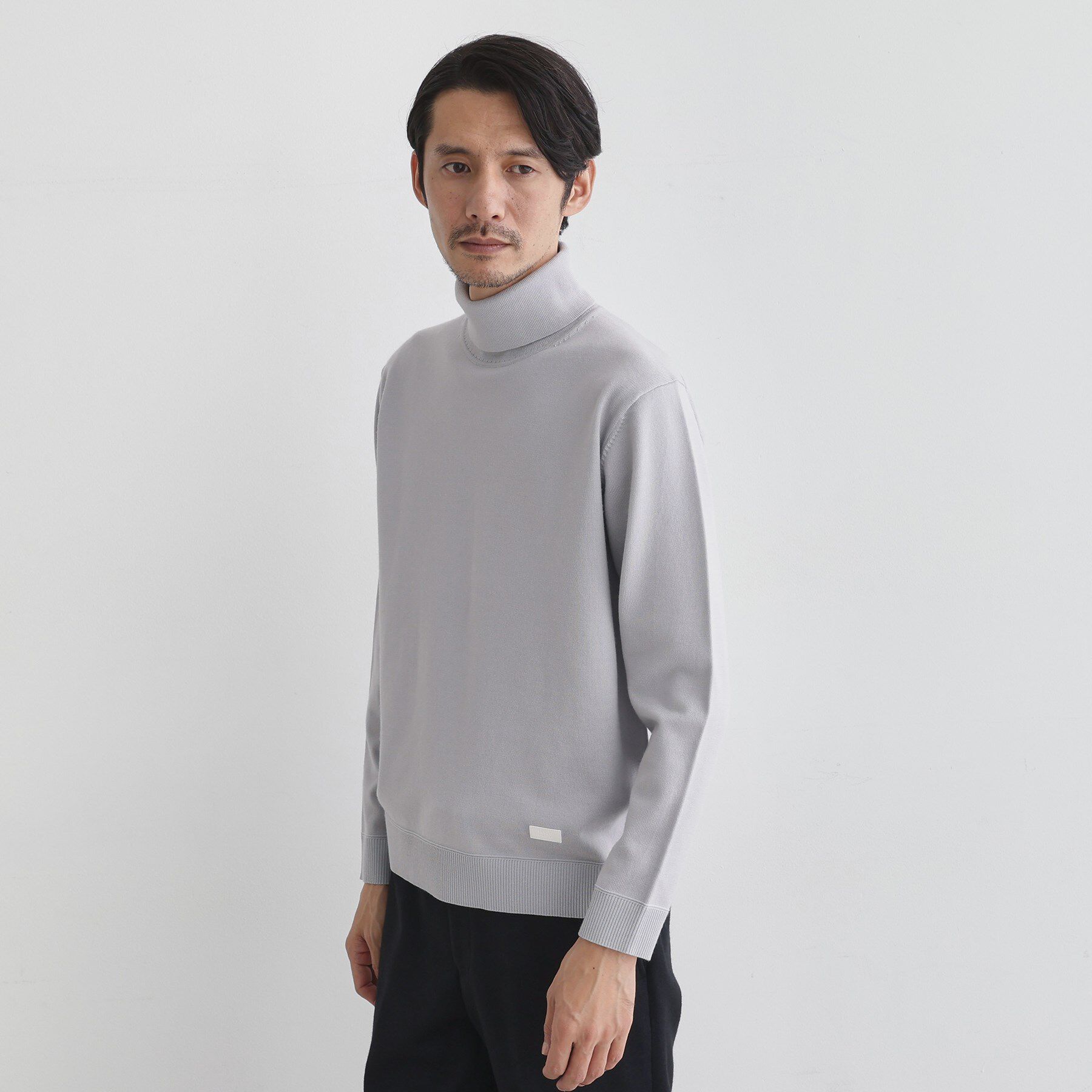 TAKEO KIKUCHI「【Sサイズ～】アンチピリング タートルネック ニット」|ニット・セーター|