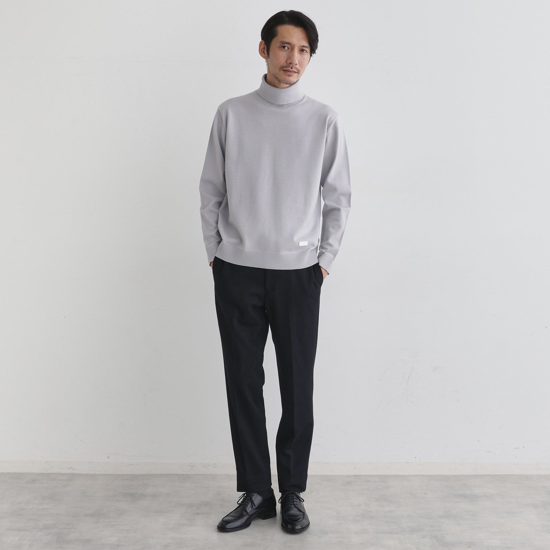 TAKEO KIKUCHI「【Sサイズ～】アンチピリング タートルネック ニット」|ニット・セーター|