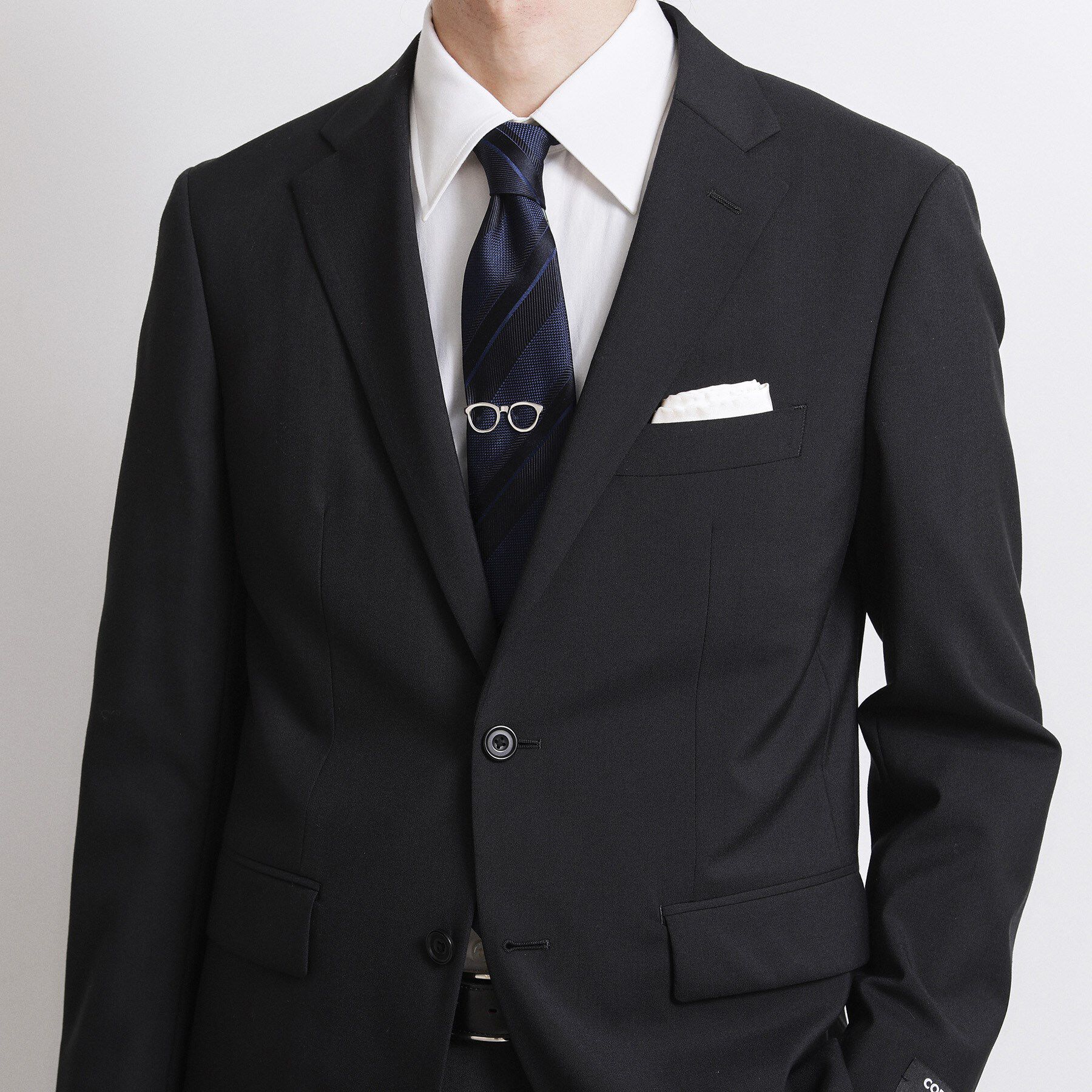 TAKEO KIKUCHI「【BOXセット】ジェントルマンストライプ ネクタイ&times;眼鏡型タイバー」|ネクタイ・蝶ネクタイ|