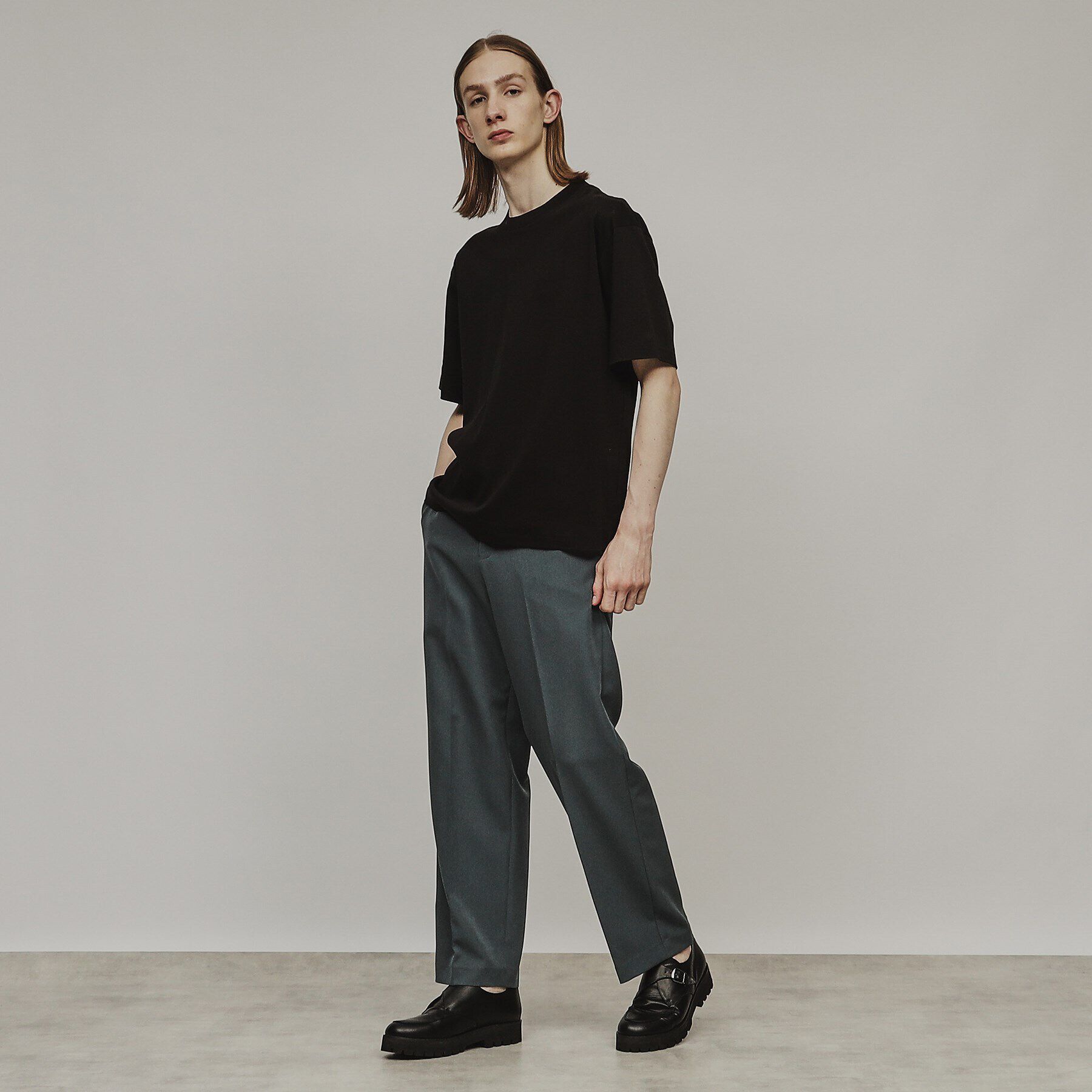 tk.TAKEO KIKUCHI「360度ストレッチワイドストレートパンツ」|その他|