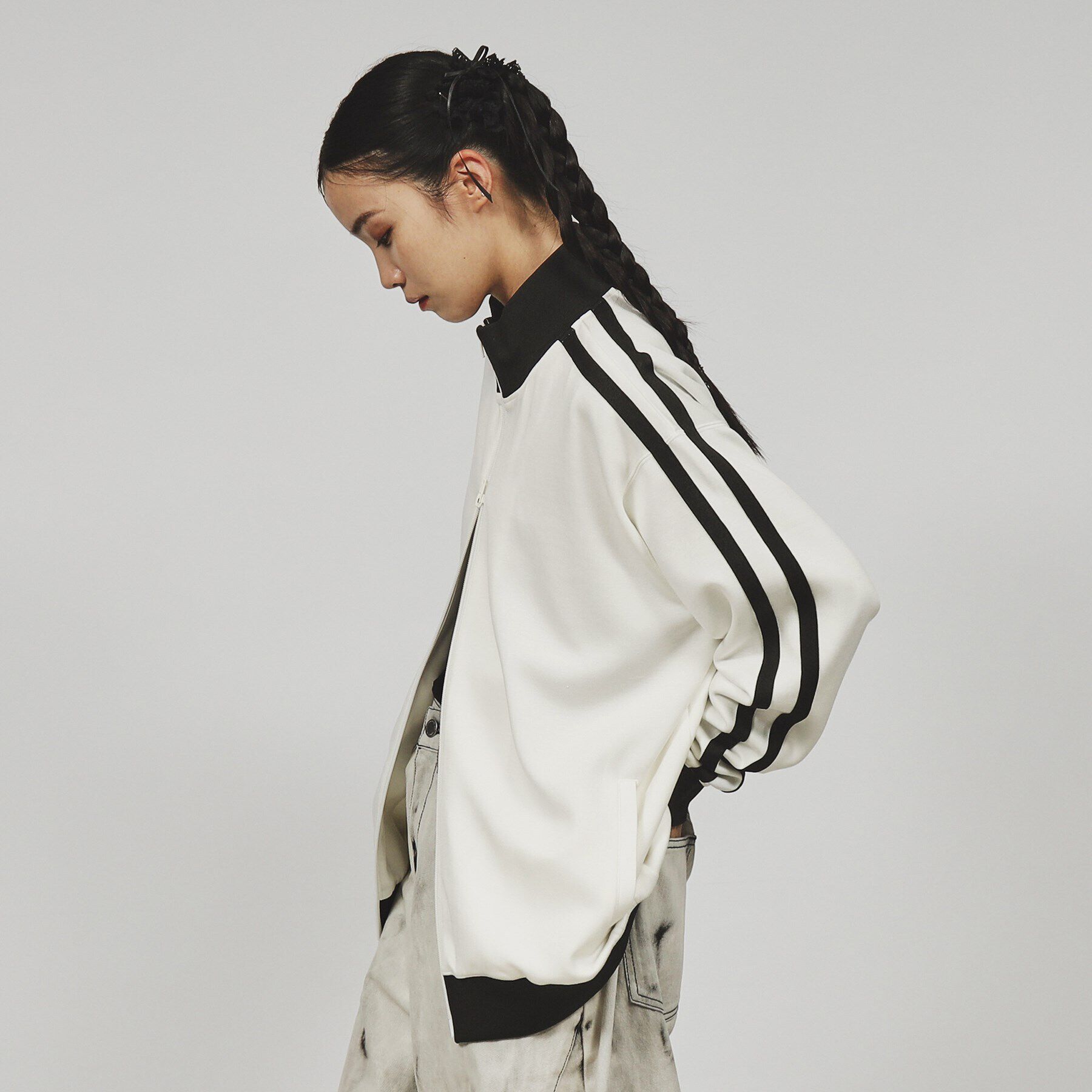 tk.TAKEO KIKUCHI「ルーズシルエットトラックジャケット（セットアップ対応）」|ブルゾン・スタジャン|